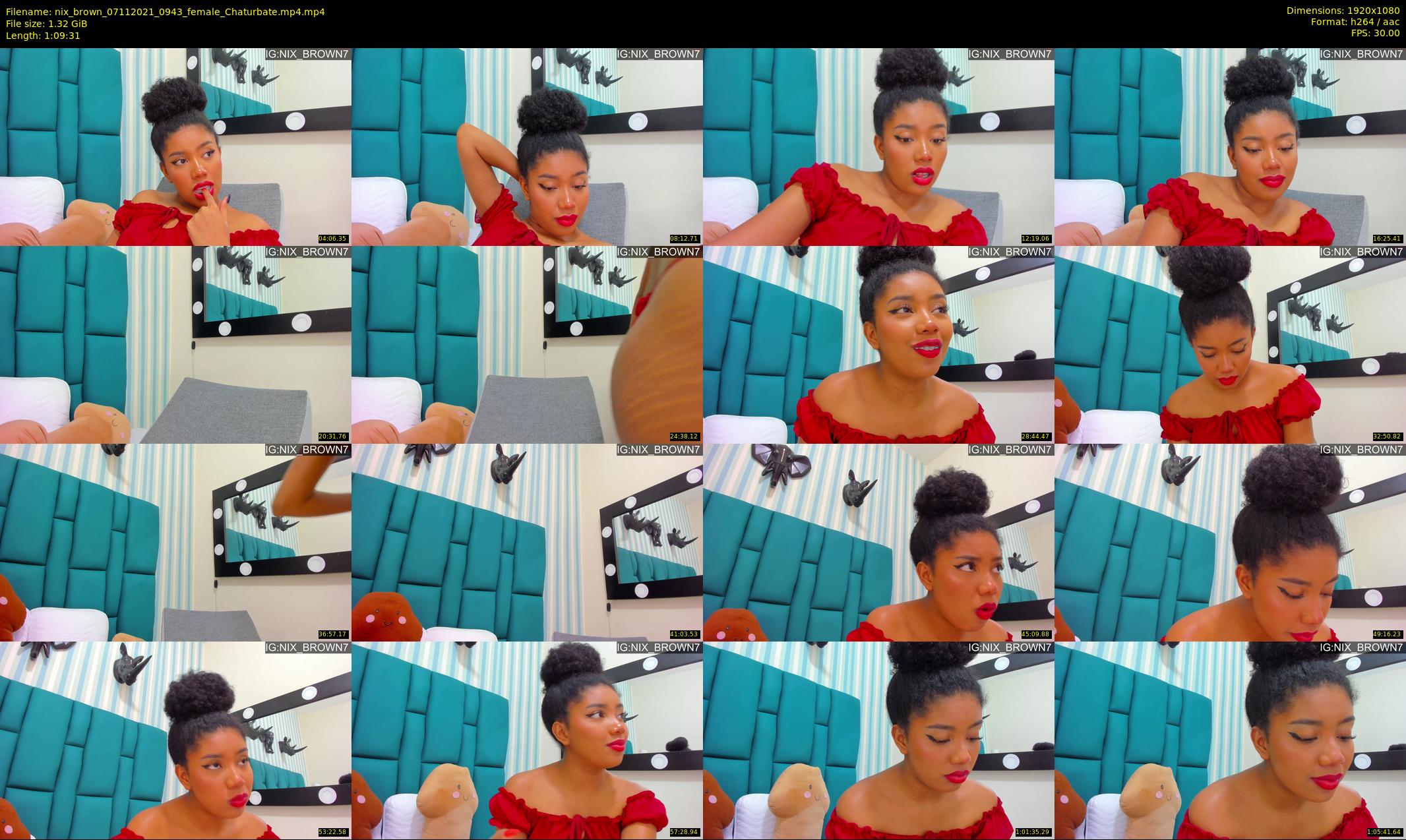 nix_brown — 70 minute Chaturbate female cam show recording, 1080p, Nov 7, 2021