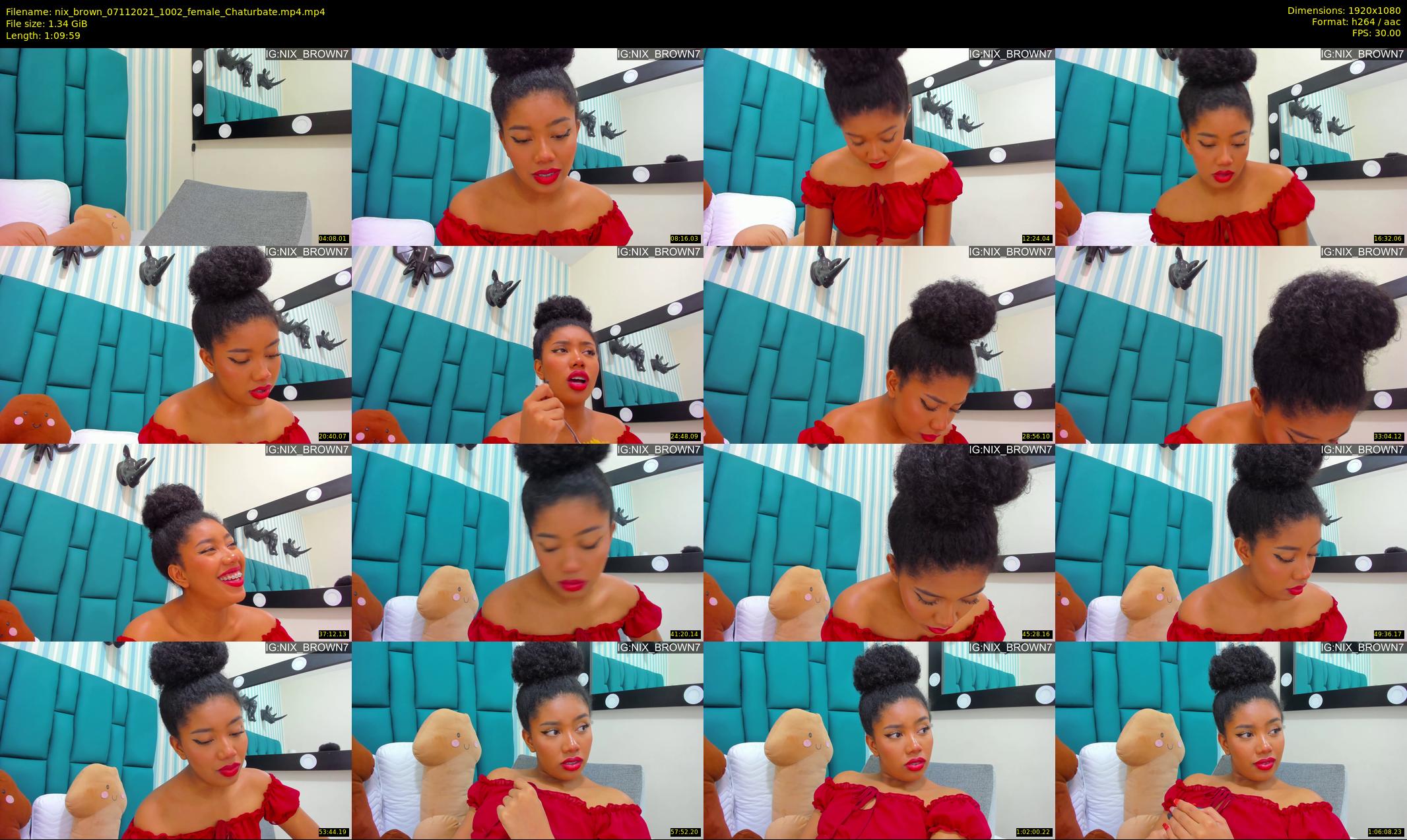 nix_brown — 70 minute Chaturbate female cam show recording, 1080p, Nov 7, 2021