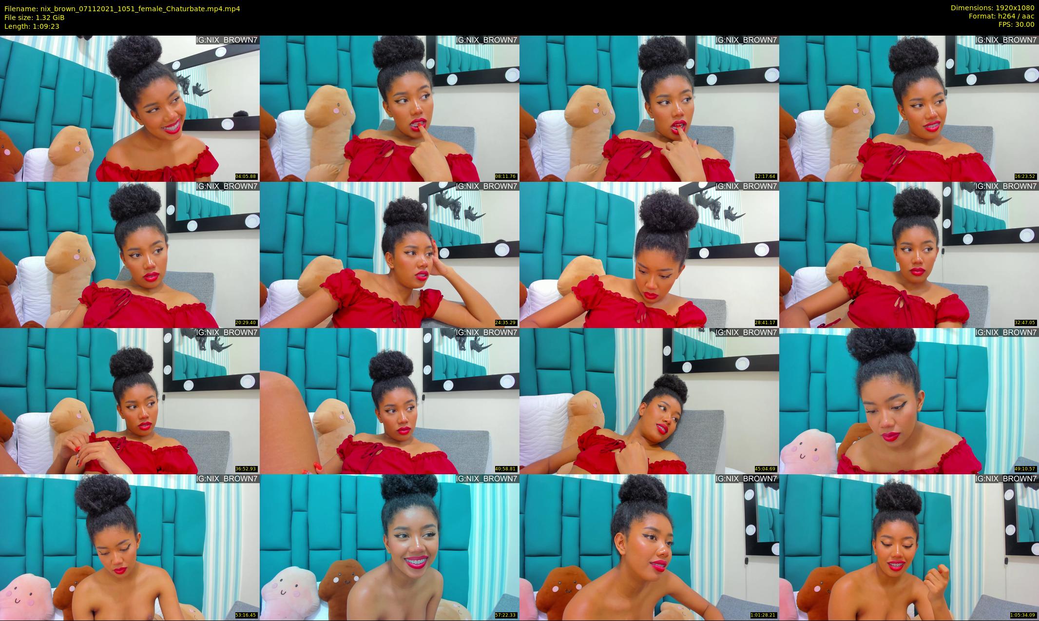 nix_brown — 70 minute Chaturbate female cam show recording, 1080p, Nov 7, 2021