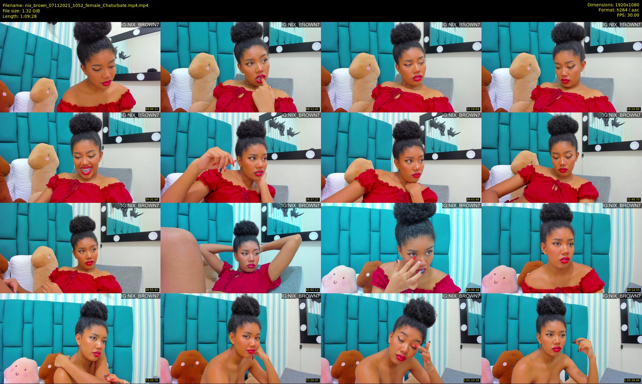 nix_brown — 70 minute Chaturbate female cam show recording, 1080p, Nov 7, 2021