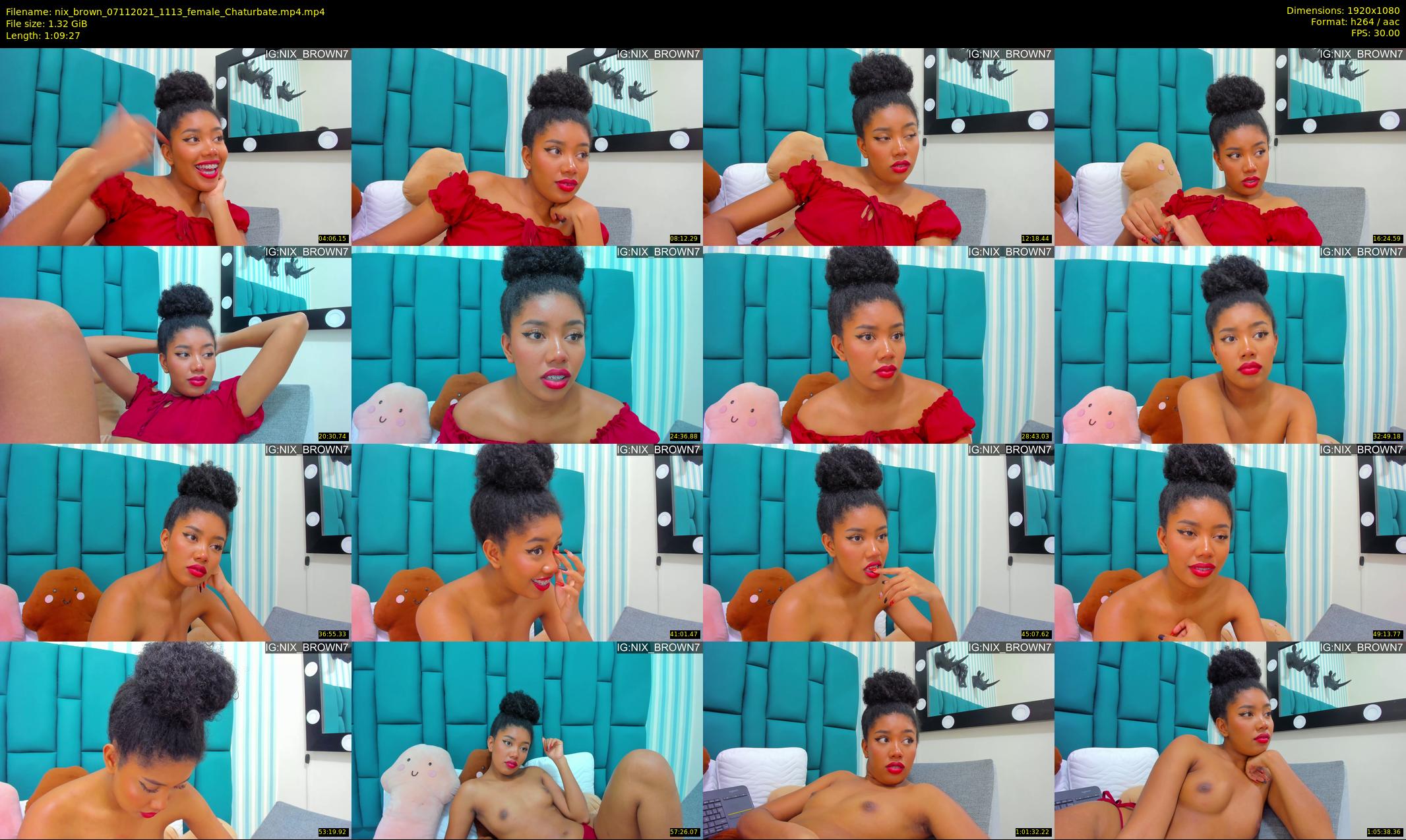 nix_brown — 70 minute Chaturbate female cam show recording, 1080p, Nov 7, 2021