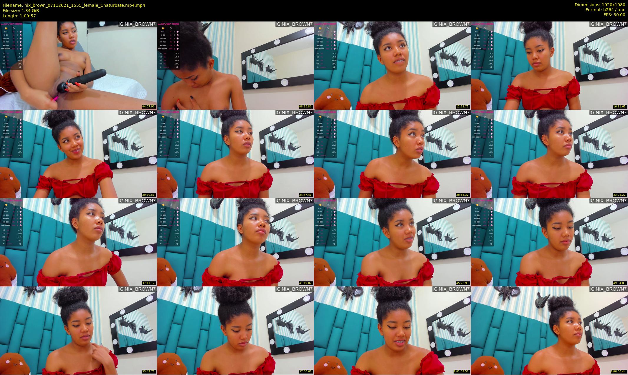 nix_brown — 70 minute Chaturbate female cam show recording, 1080p, Nov 7, 2021