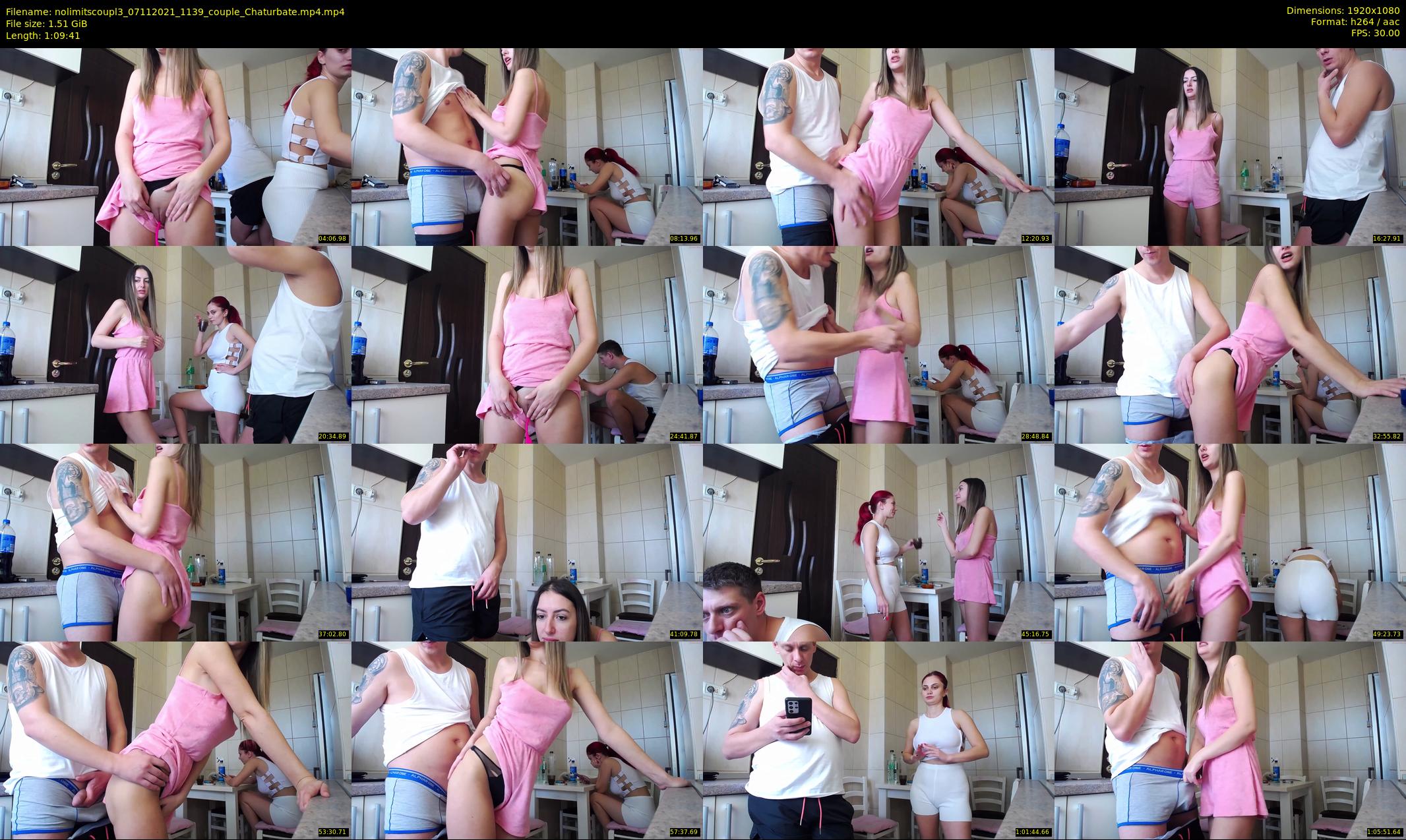 nolimitscoupl3 — 70 minute Chaturbate couple cam show recording, 1080p, Nov 7, 2021