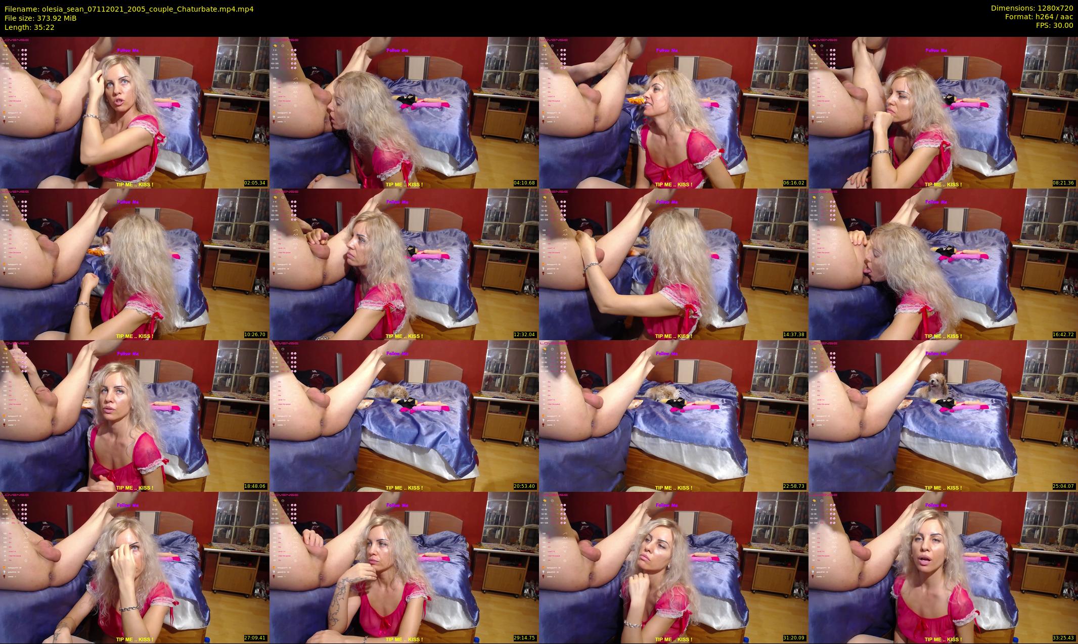 olesia_sean — 36 minute Chaturbate couple cam show recording, 720p, Nov 7, 2021