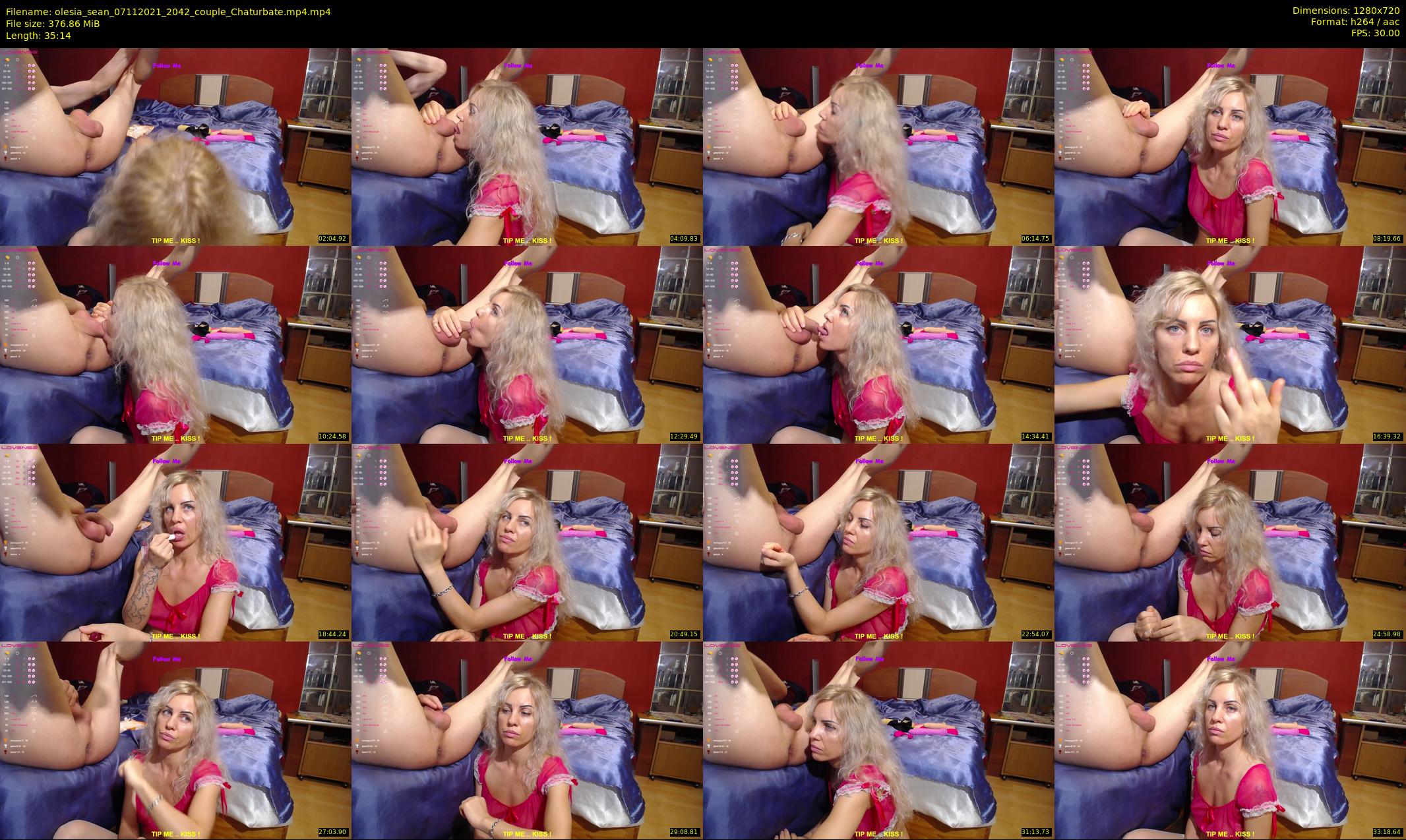 olesia_sean — 36 minute Chaturbate couple cam show recording, 720p, Nov 7, 2021