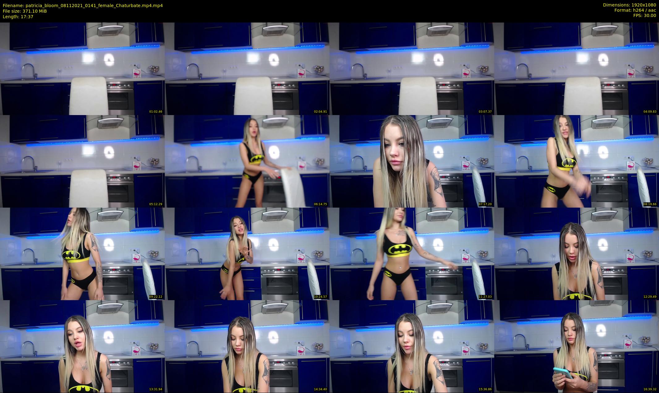 patricia_bloom — 18 minute Chaturbate female cam show recording, 1080p, Nov 8, 2021