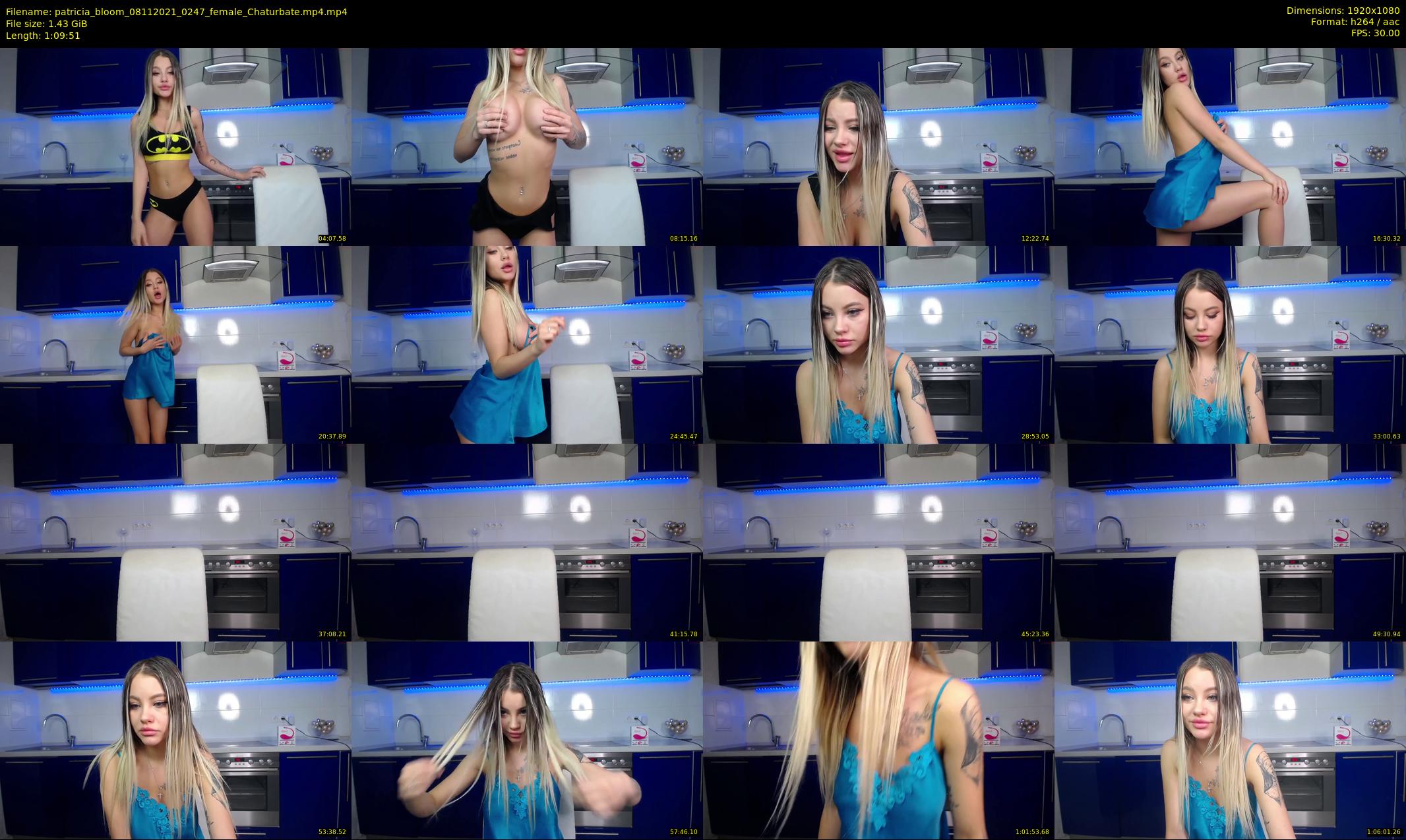 patricia_bloom — 70 minute Chaturbate female cam show recording, 1080p, Nov 8, 2021