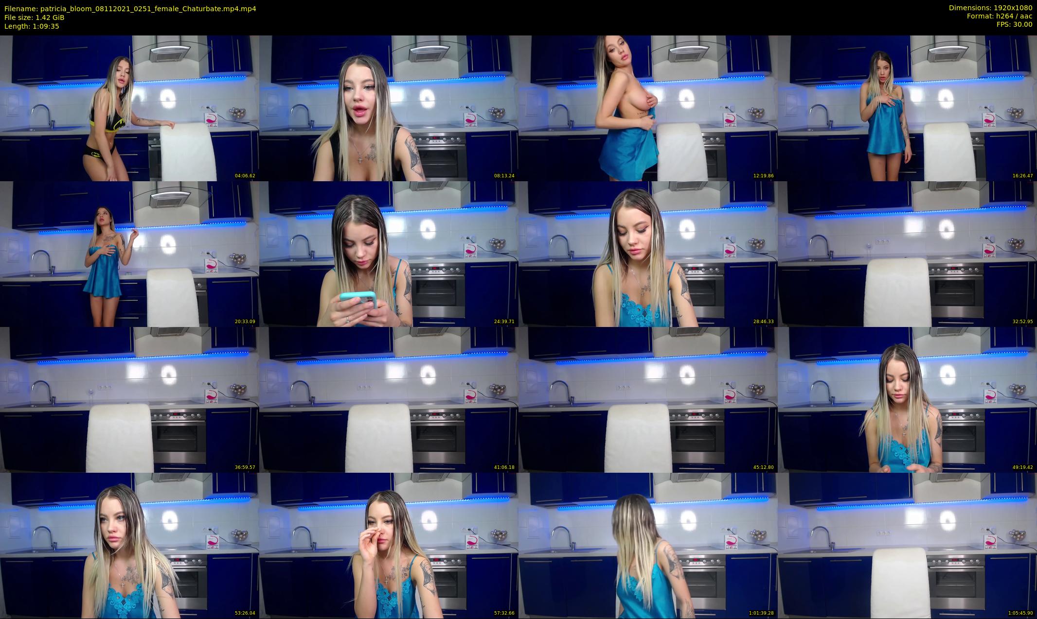 patricia_bloom — 70 minute Chaturbate female cam show recording, 1080p, Nov 8, 2021