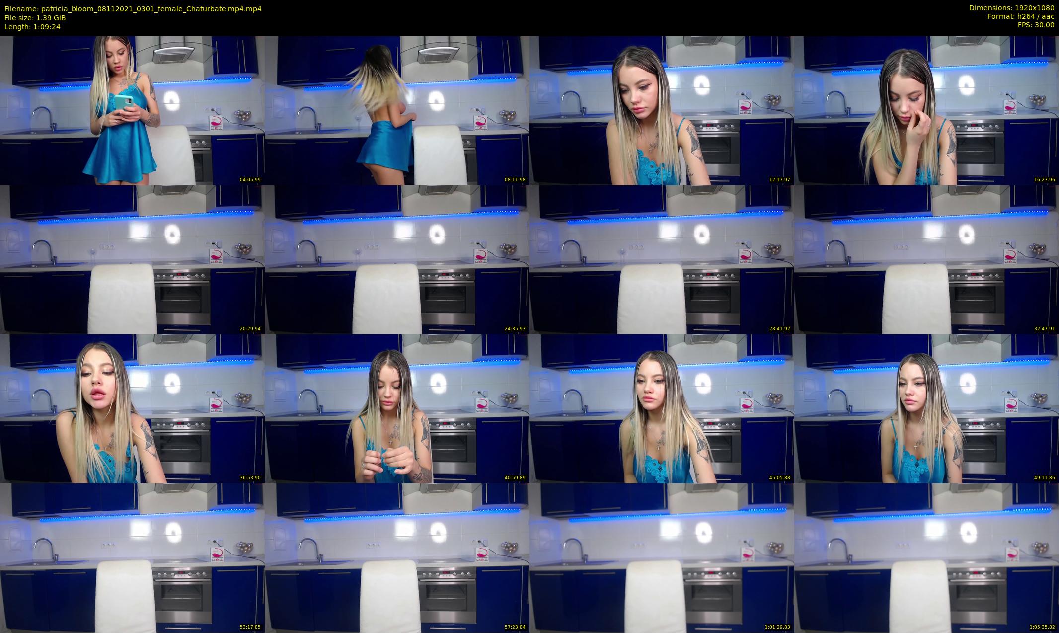 patricia_bloom — 70 minute Chaturbate female cam show recording, 1080p, Nov 8, 2021