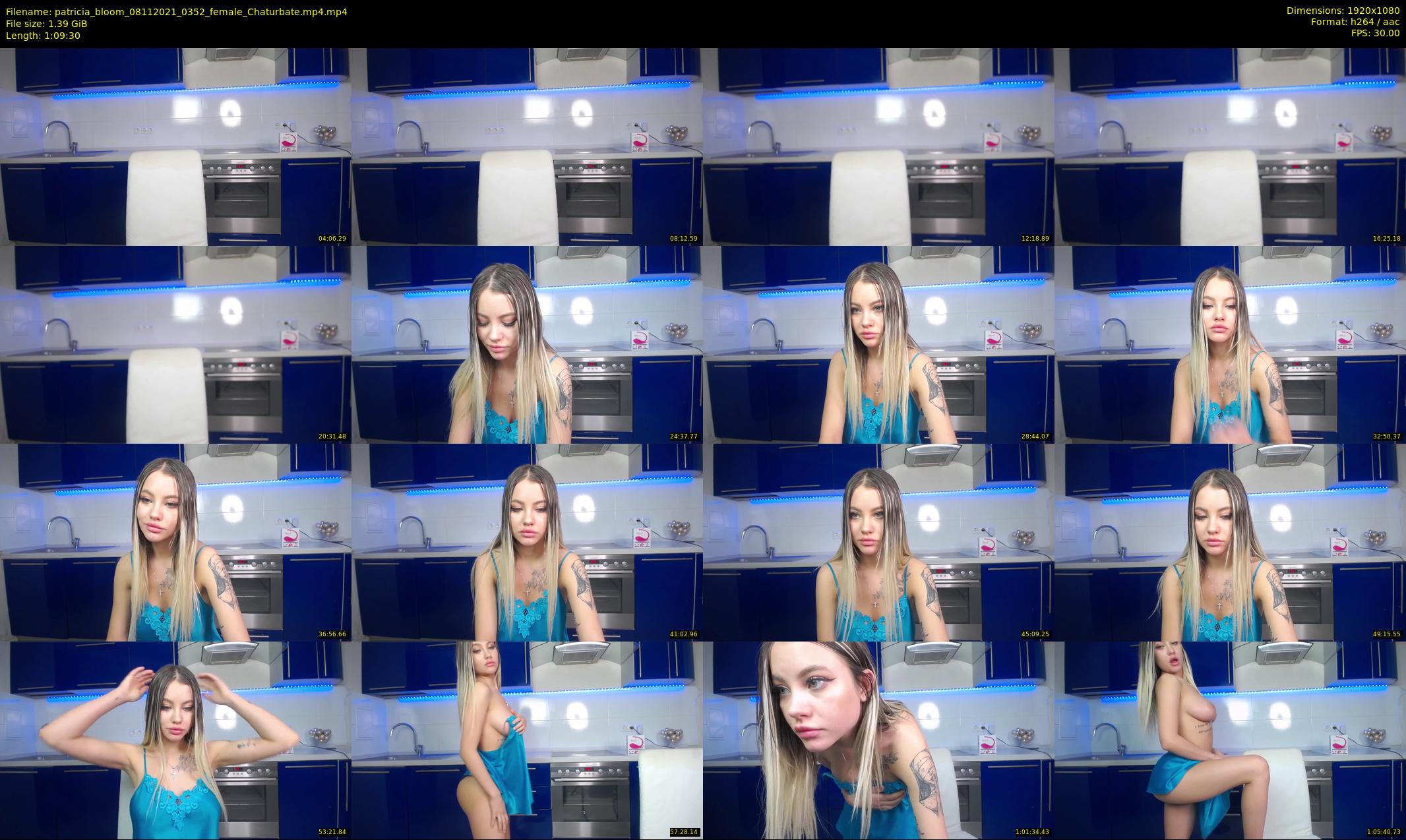 patricia_bloom — 70 minute Chaturbate female cam show recording, 1080p, Nov 8, 2021