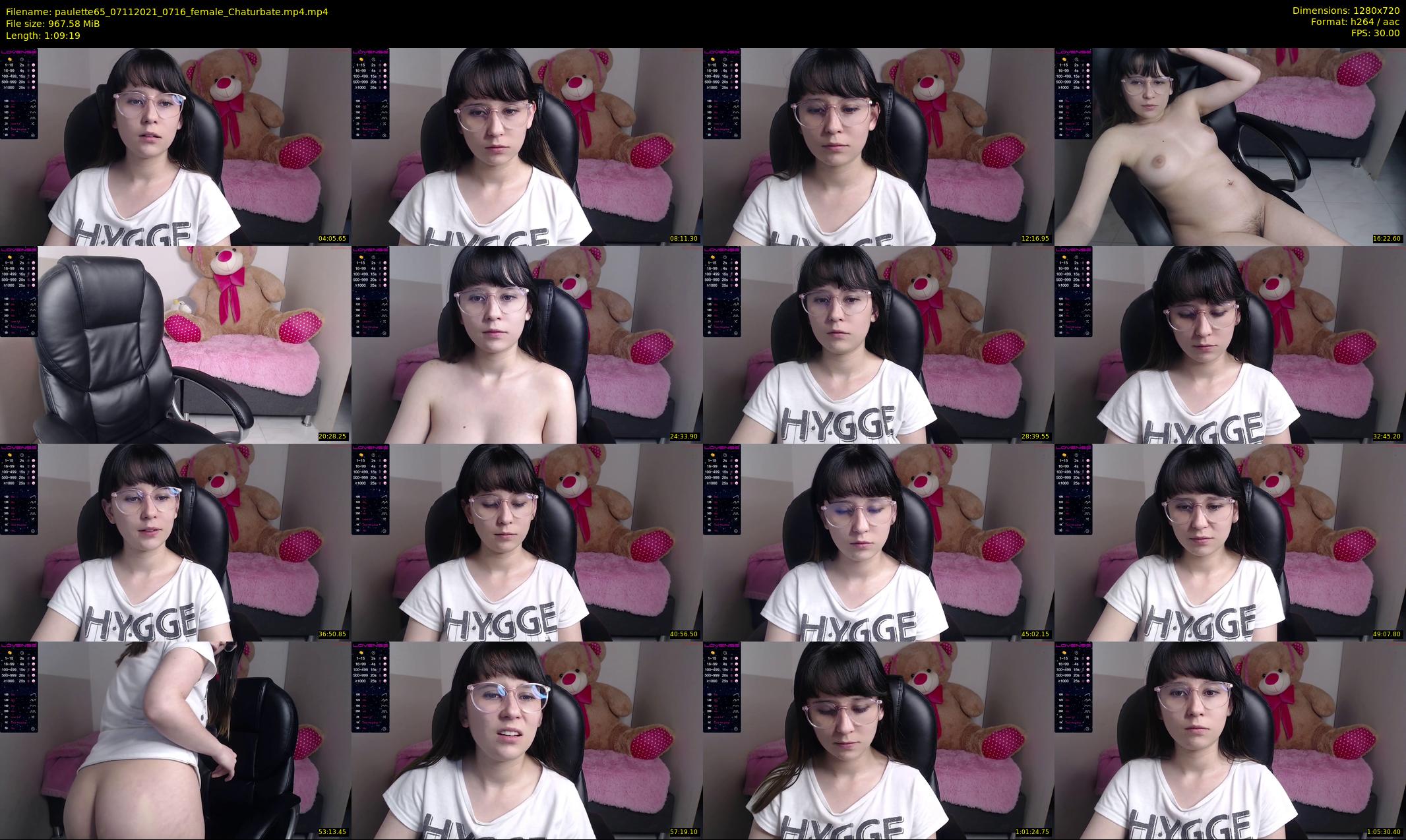 paulette65 — 70 minute Chaturbate female cam show recording, 720p, Nov 7, 2021
