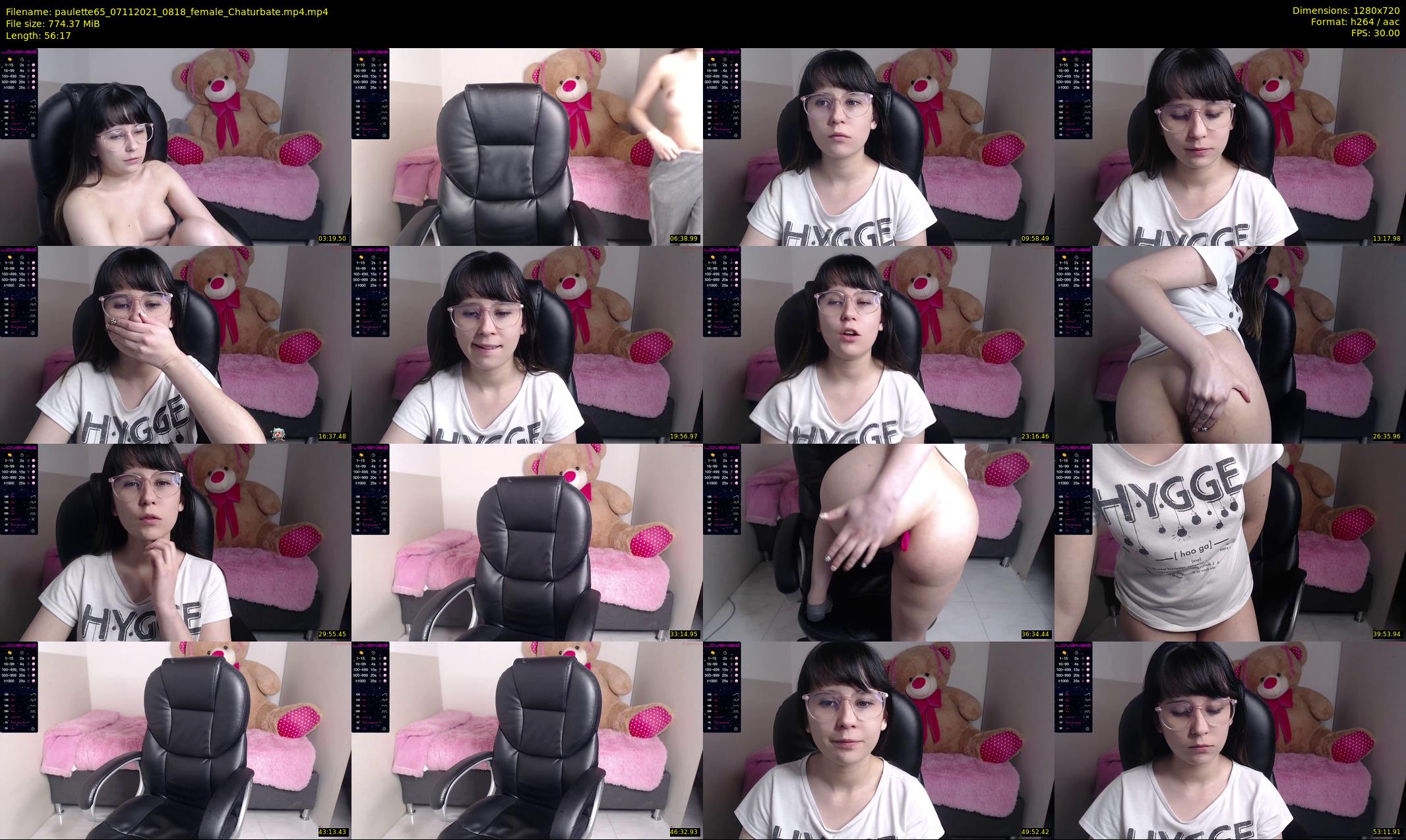 paulette65 — 57 minute Chaturbate female cam show recording, 720p, Nov 7, 2021