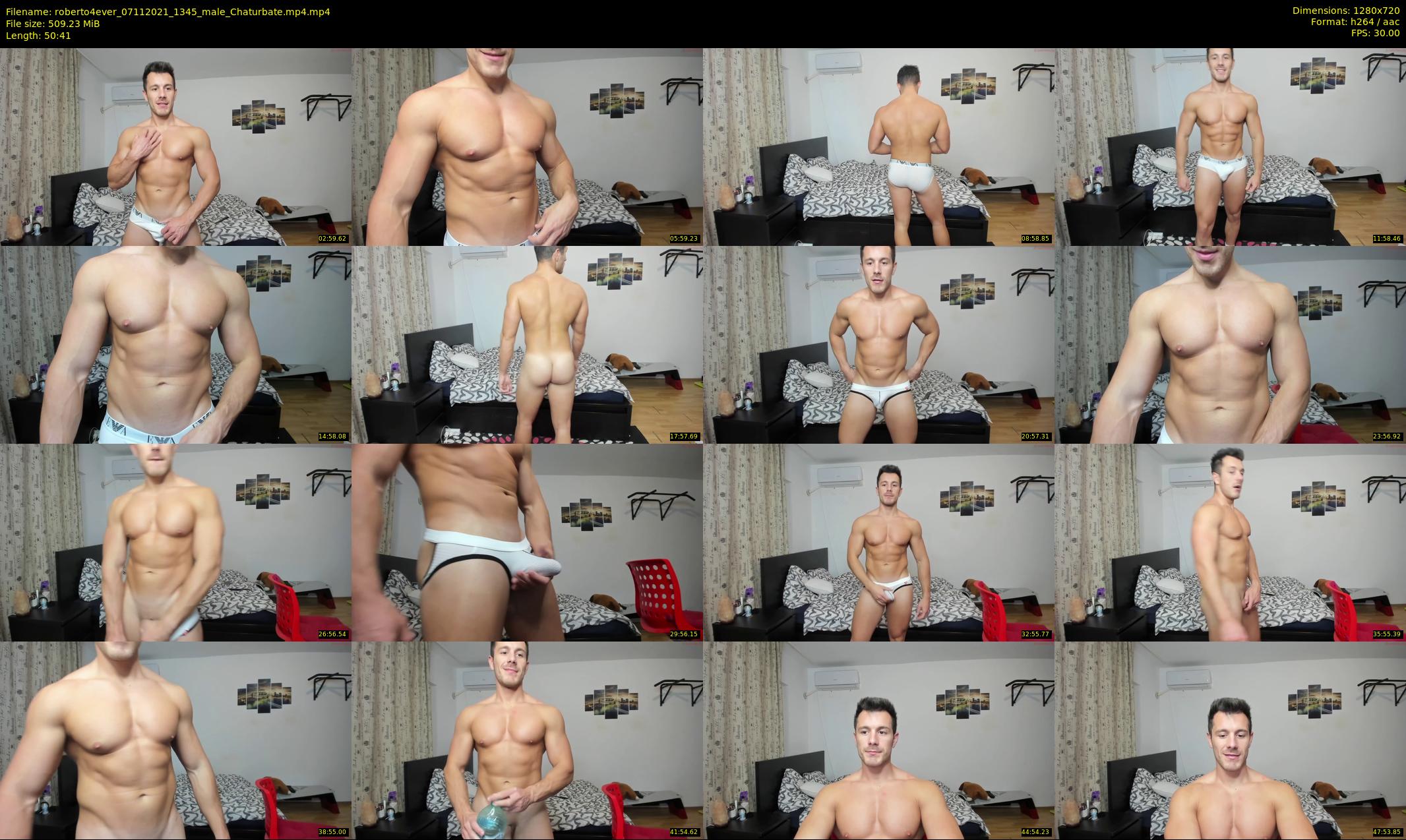 roberto4ever — 51 minute Chaturbate male cam show recording, 720p, Nov 7, 2021