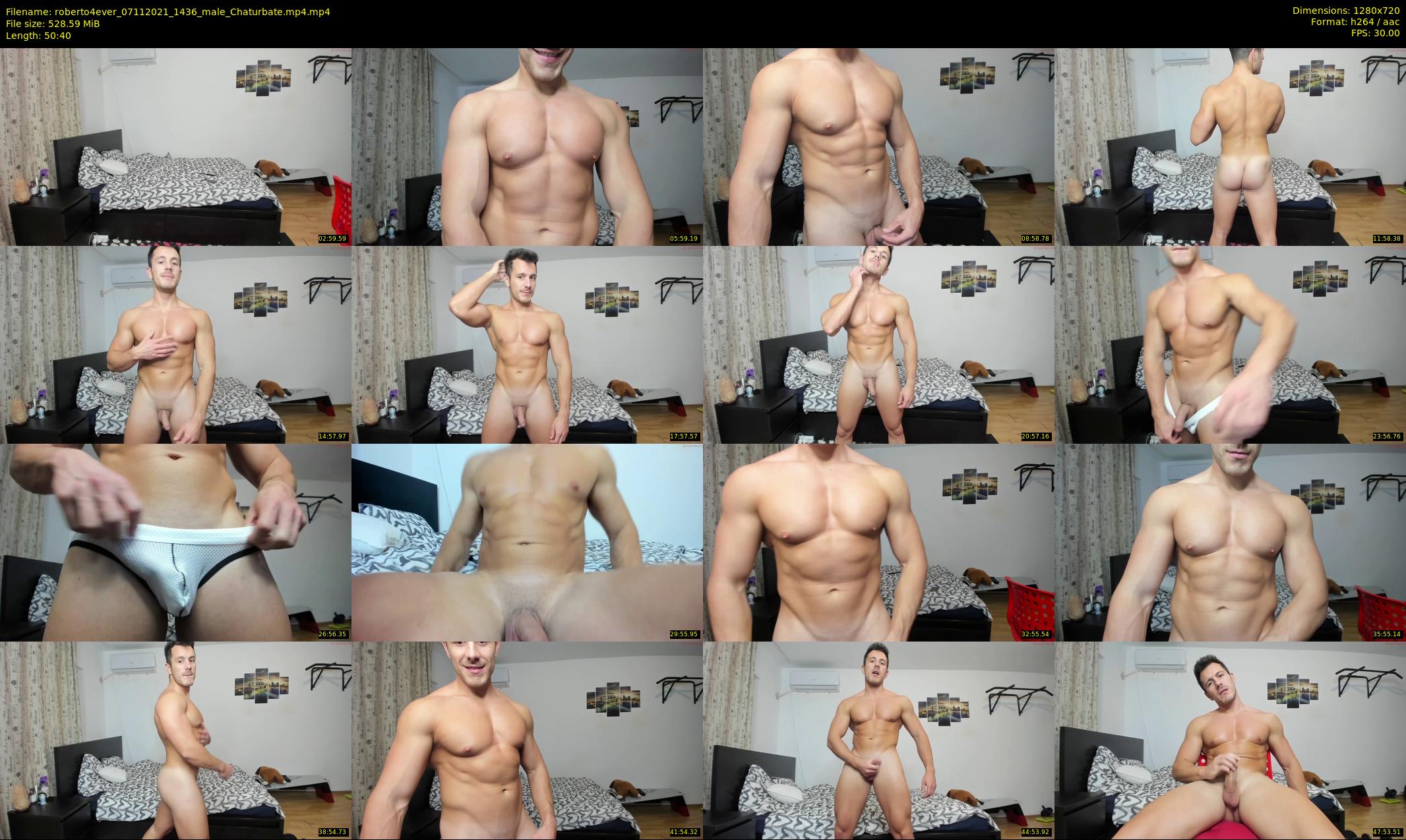 roberto4ever — 51 minute Chaturbate male cam show recording, 720p, Nov 7, 2021