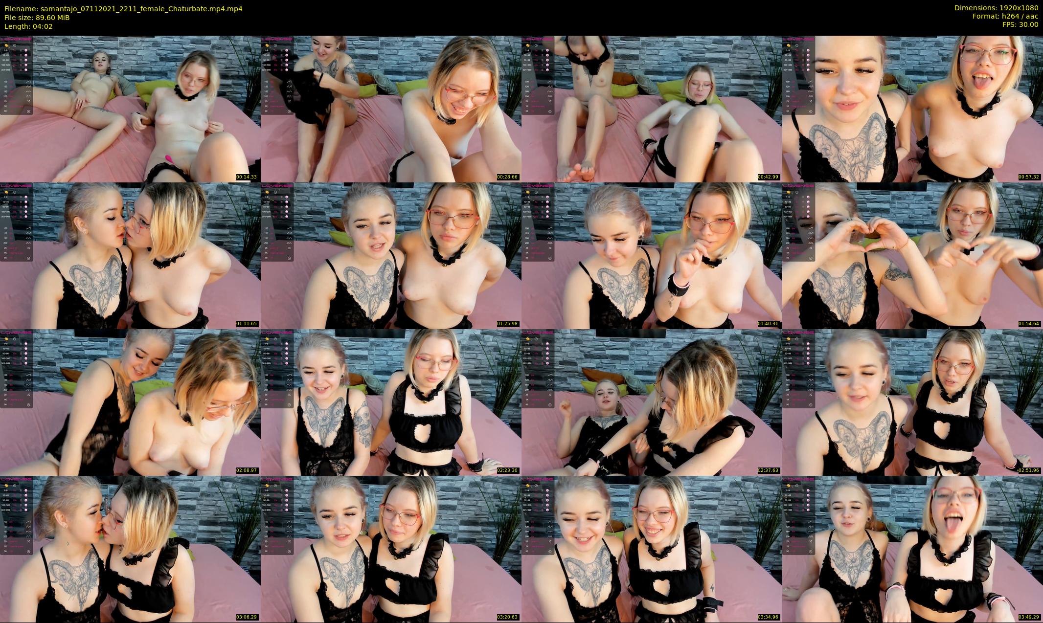samantajo — 5 minute Chaturbate female cam show recording, 1080p, Nov 7, 2021