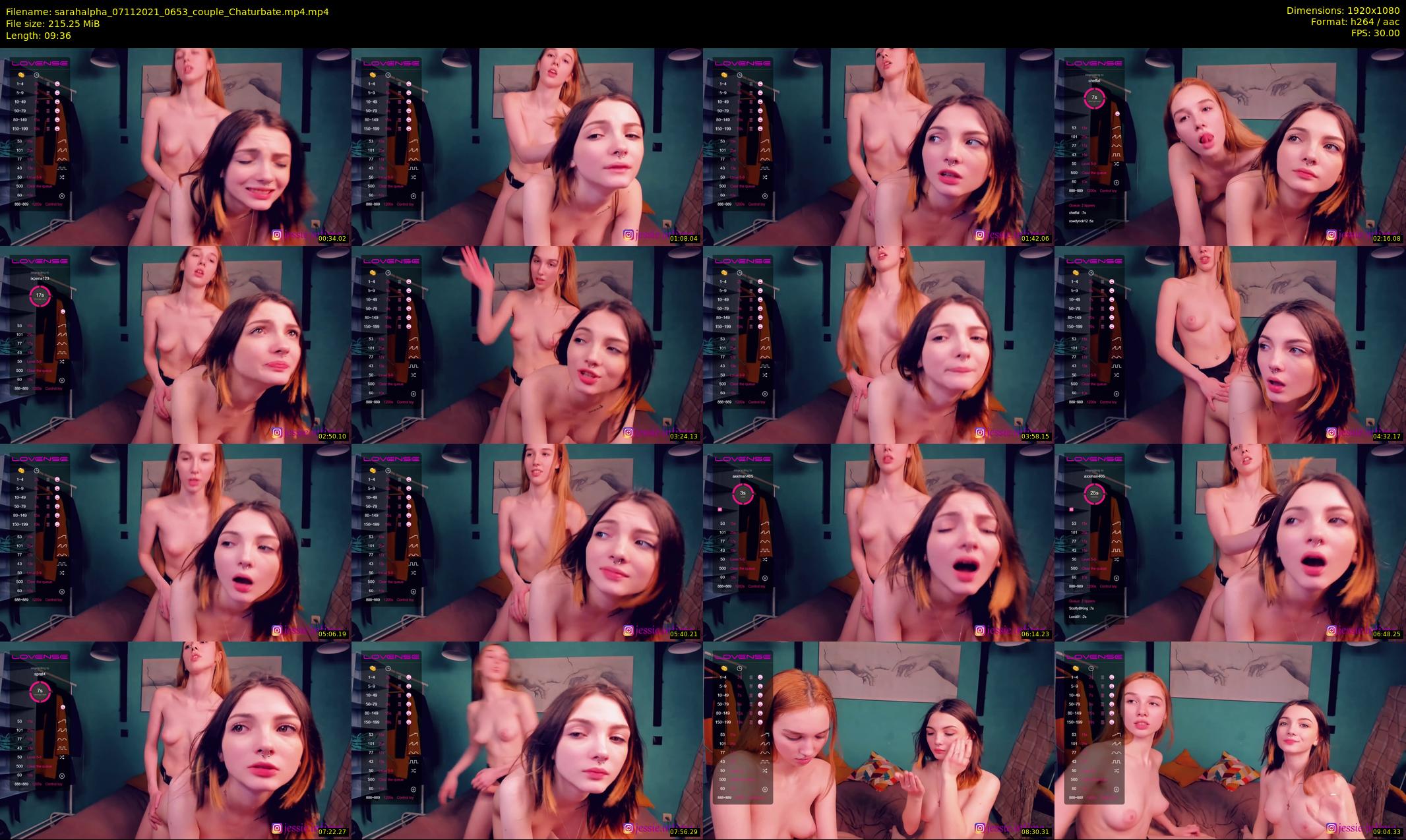 sarahalpha — 10 minute Chaturbate couple cam show recording, 1080p, Nov 7, 2021