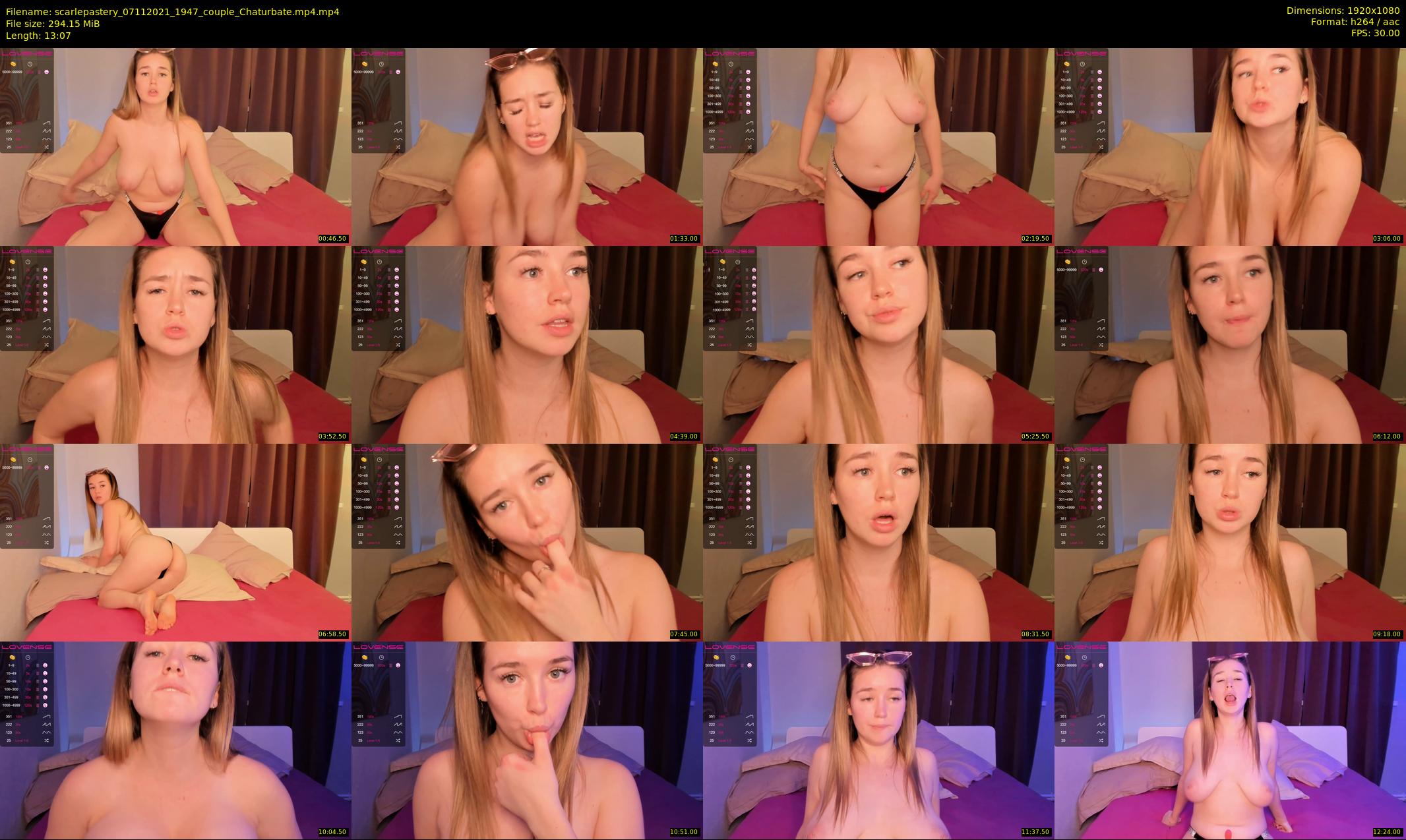 scarlepastery — 14 minute Chaturbate couple cam show recording, 1080p, Nov 7, 2021