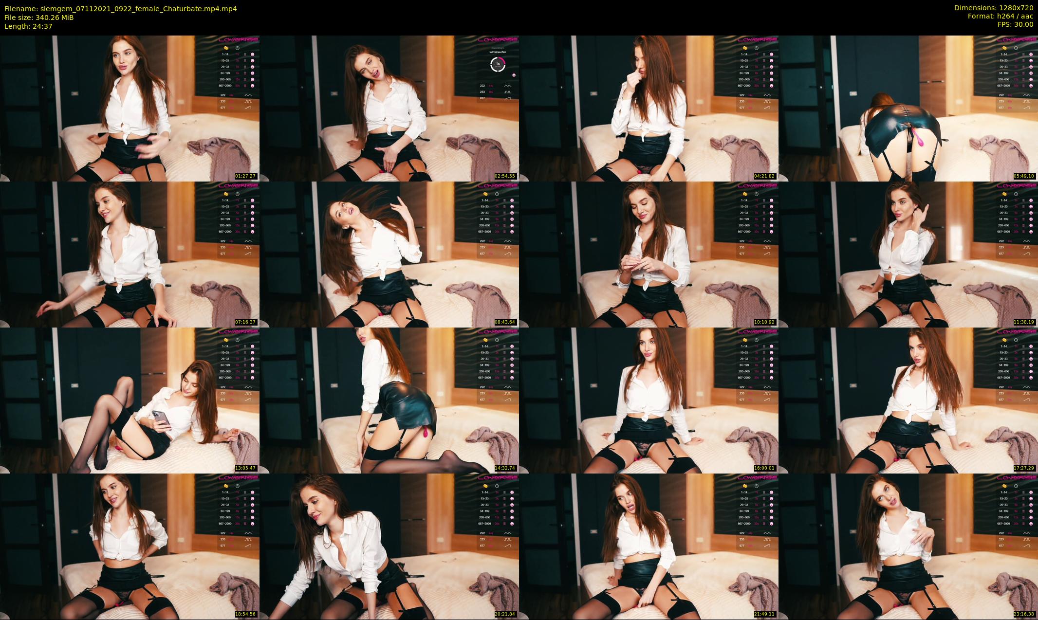 slemgem — 25 minute Chaturbate couple cam show recording, 720p, Nov 7, 2021