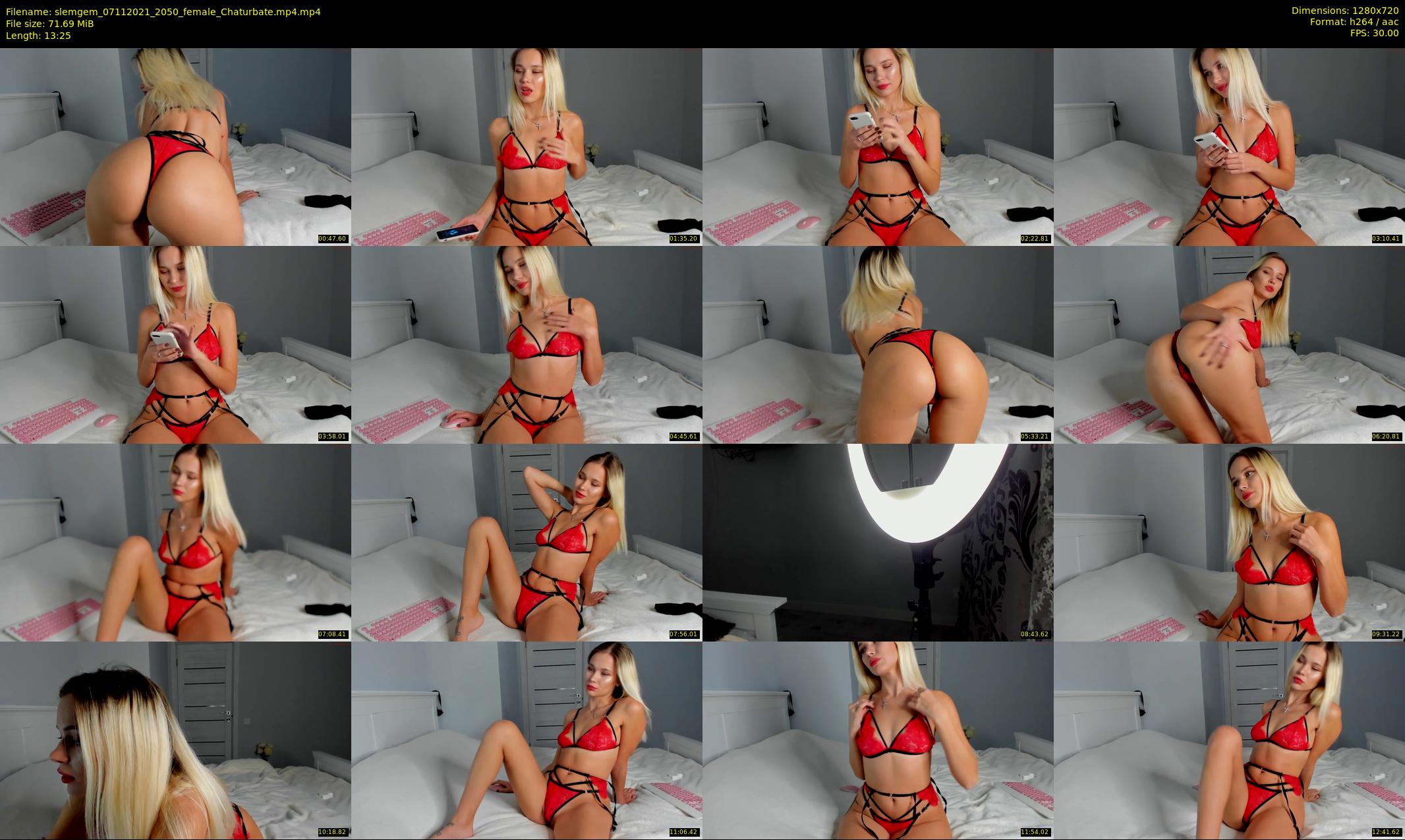 slemgem — 14 minute Chaturbate couple cam show recording, 720p, Nov 7, 2021