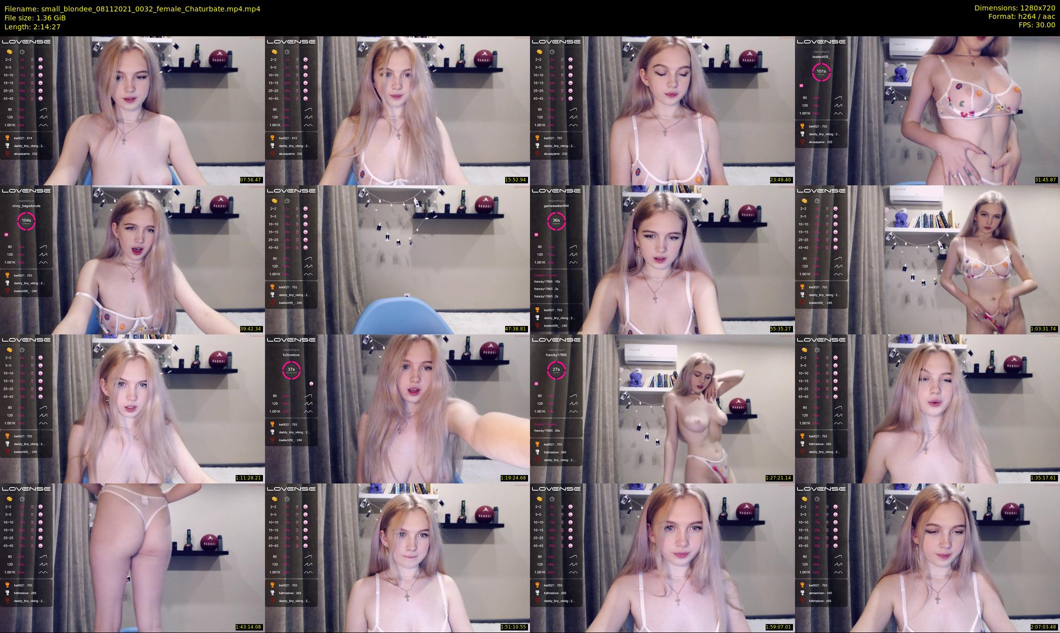 small_blondee — 135 minute Chaturbate female cam show recording, 720p, Nov 8, 2021