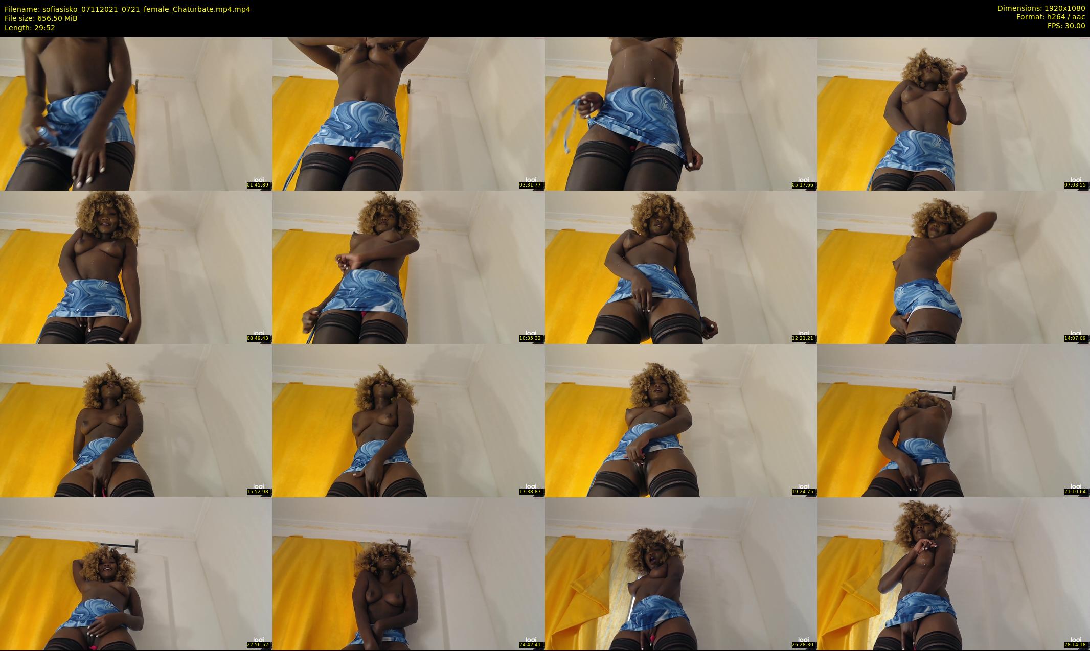 sofiasisko — 30 minute Chaturbate female cam show recording, 1080p, Nov 7, 2021
