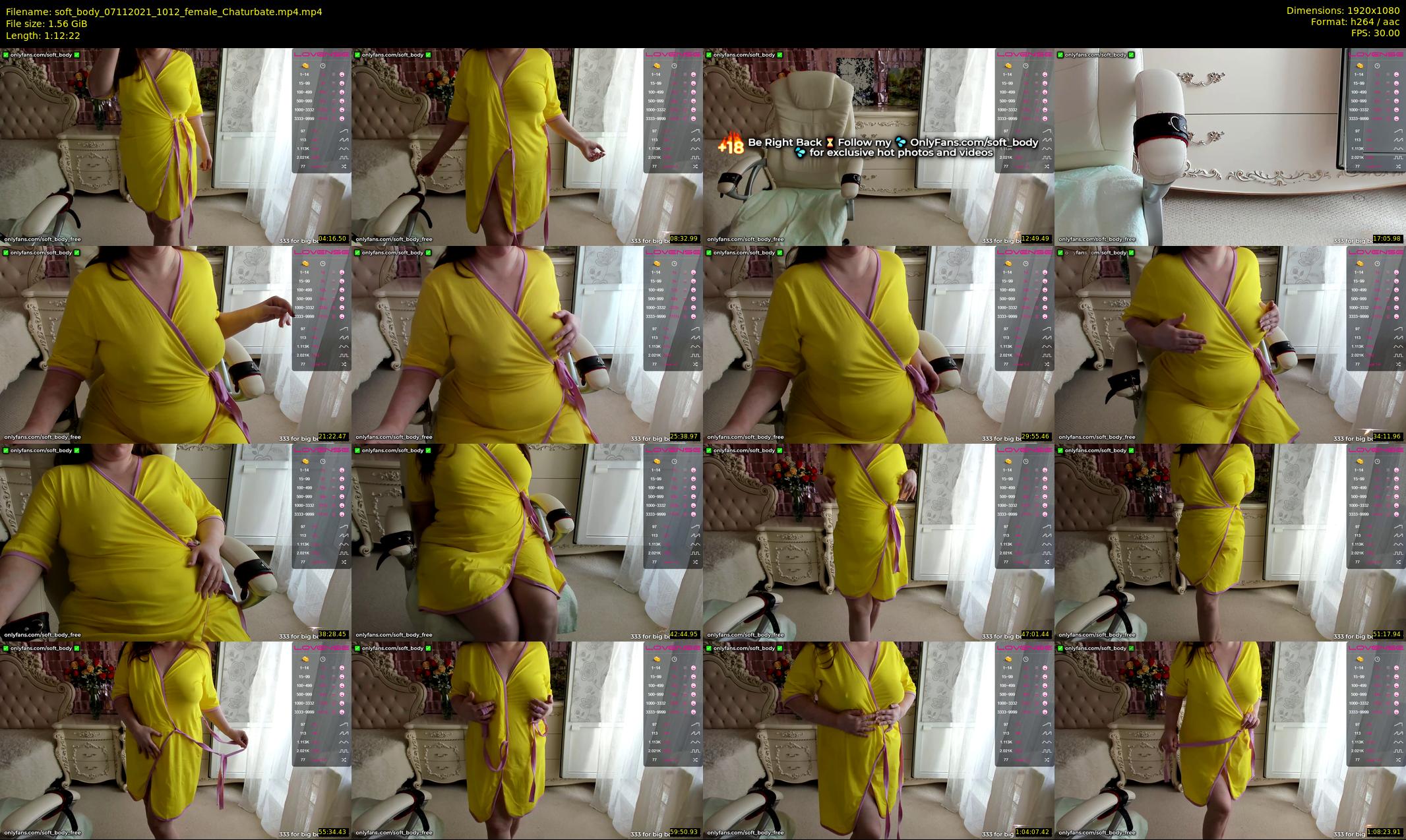 soft_body — 73 minute Chaturbate female cam show recording, 1080p, Nov 7, 2021