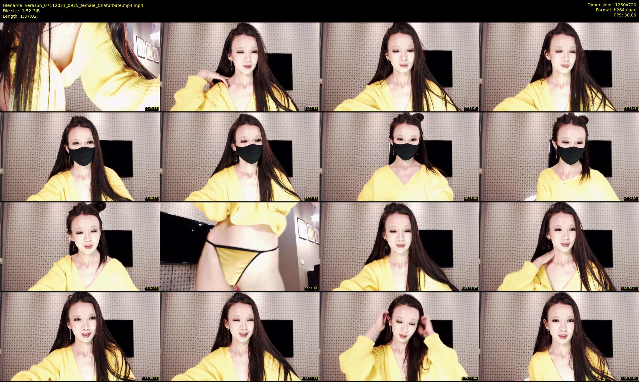 verasun — 98 minute Chaturbate female cam show recording, 720p, Nov 7, 2021