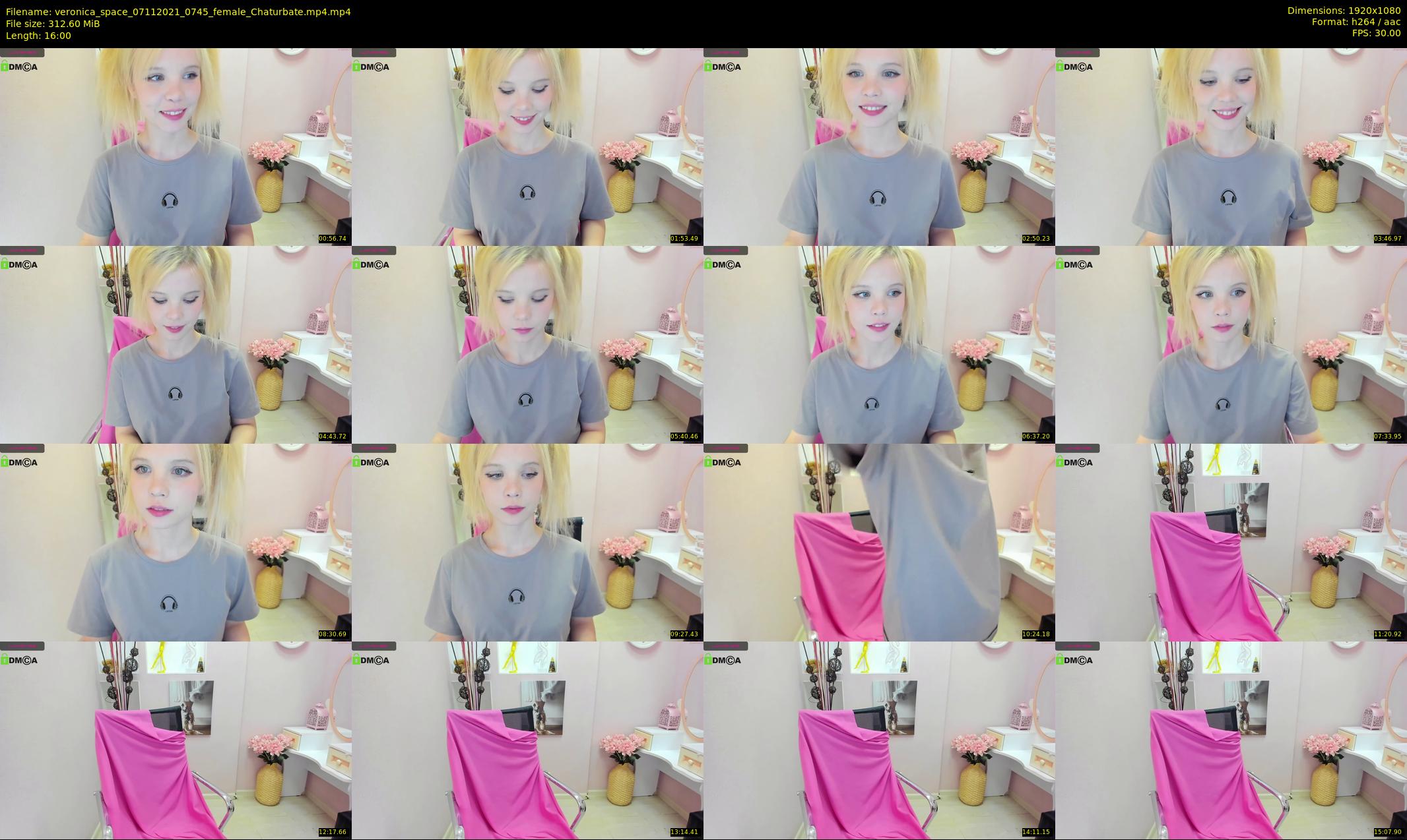 veronica_space — 16 minute Chaturbate female cam show recording, 1080p, Nov 7, 2021