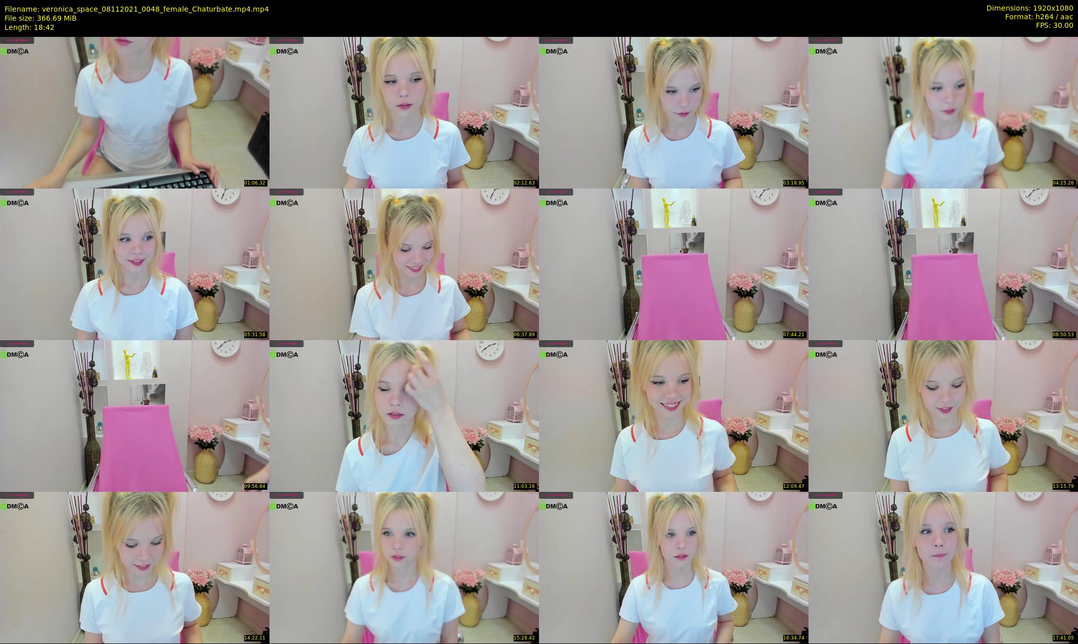 veronica_space — 19 minute Chaturbate female cam show recording, 1080p, Nov 8, 2021