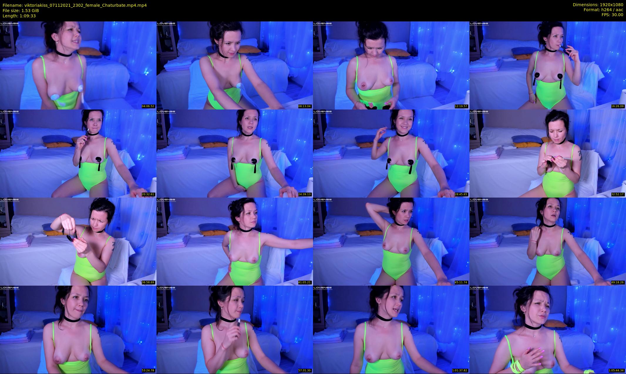 viktoriakiss — 70 minute Chaturbate female cam show recording, 1080p, Nov 7, 2021