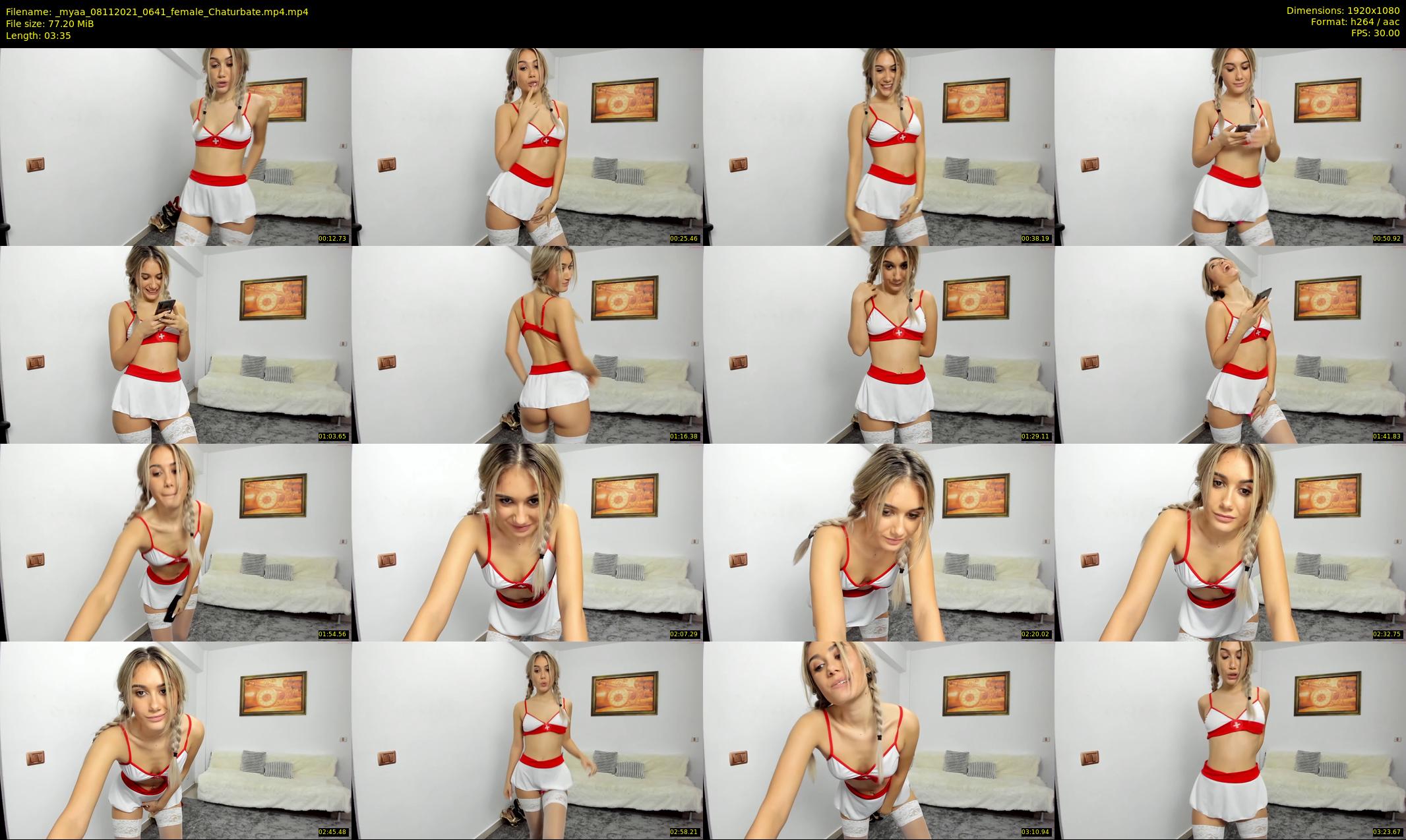 _myaa — 4 minute Chaturbate female cam show recording, 1080p, Nov 8, 2021