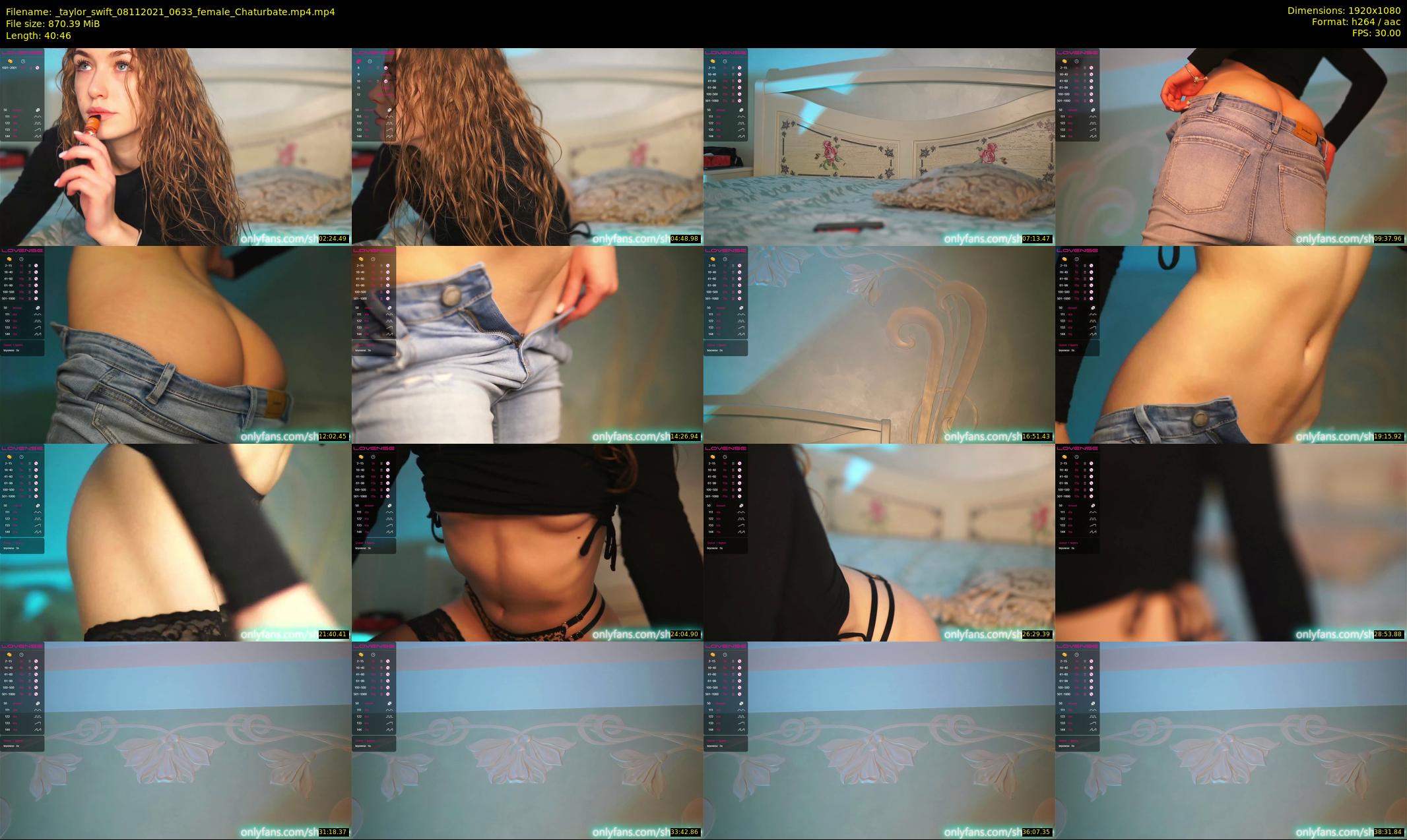 _taylor_swift — 41 minute Chaturbate female cam show recording, 1080p, Nov 8, 2021