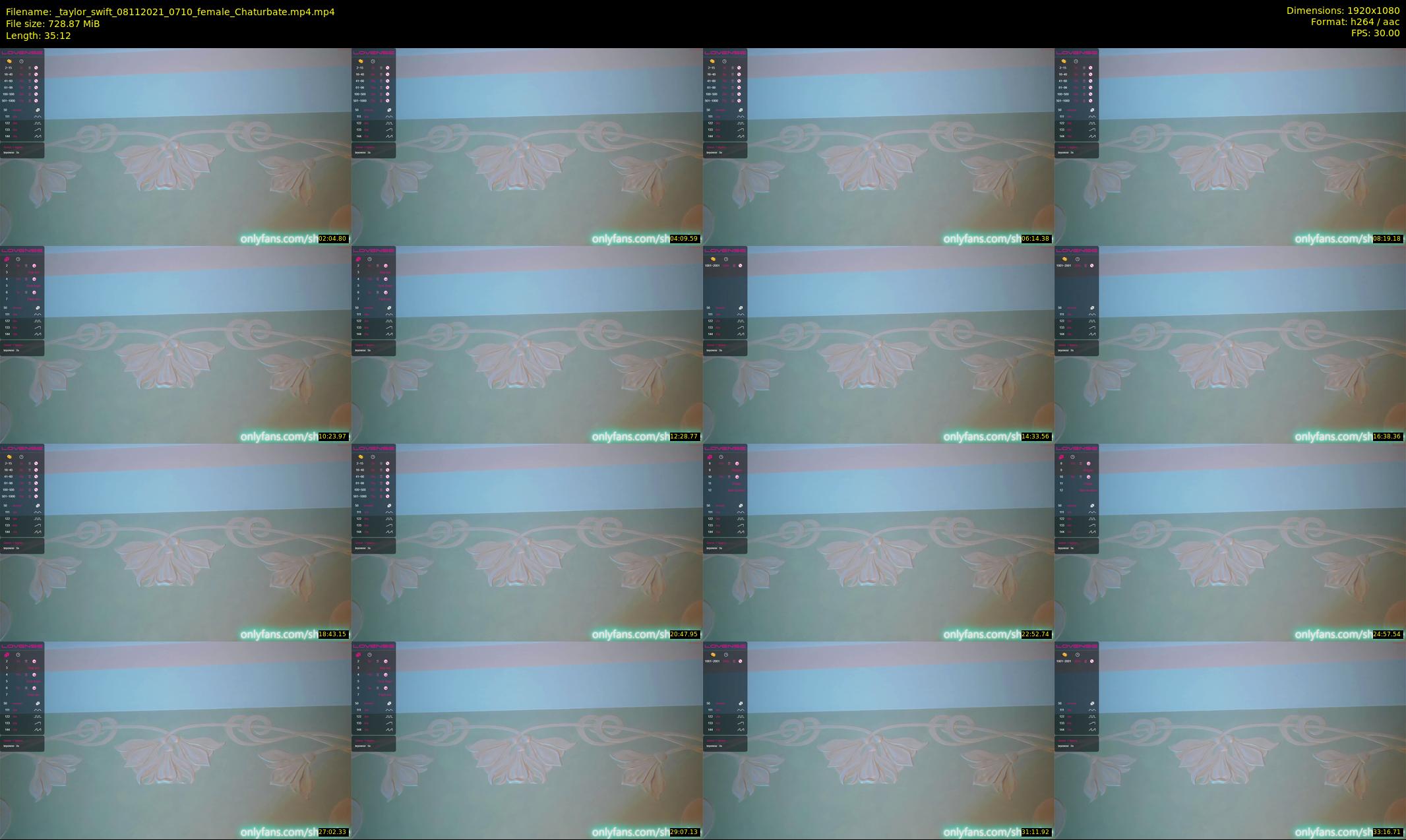 _taylor_swift — 36 minute Chaturbate female cam show recording, 1080p, Nov 8, 2021