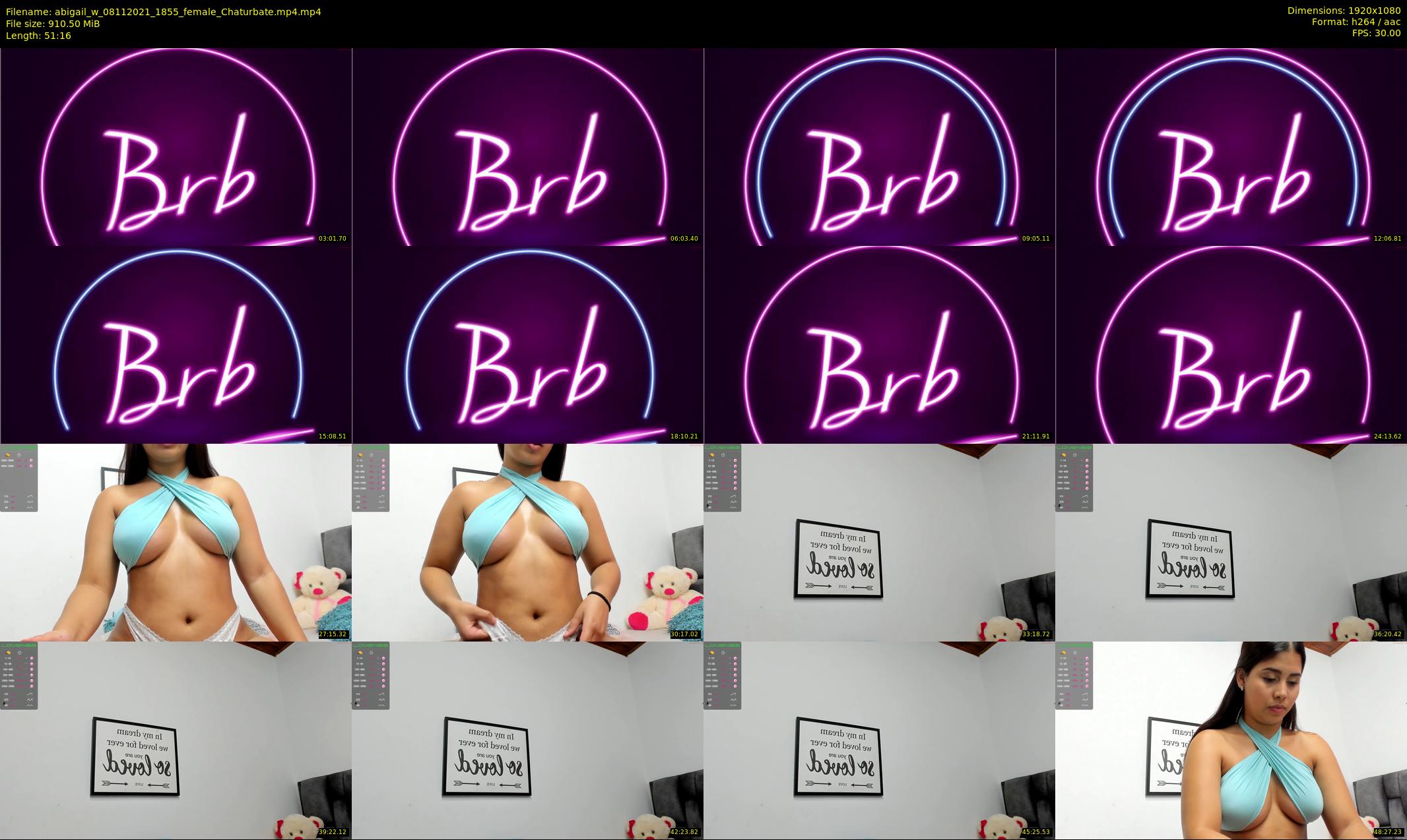 abigail_w — 52 minute Chaturbate female cam show recording, 1080p, Nov 8, 2021