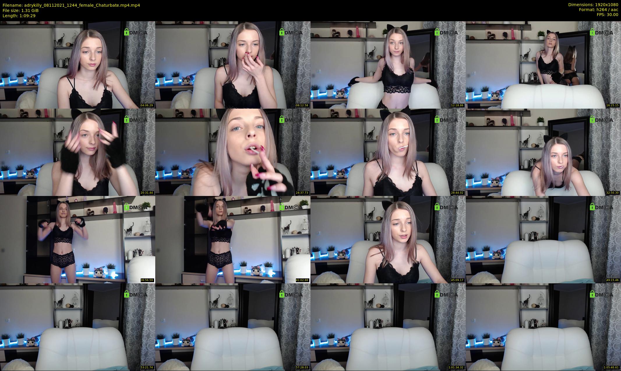 adrykilly — 70 minute Chaturbate female cam show recording, 1080p, Nov 8, 2021