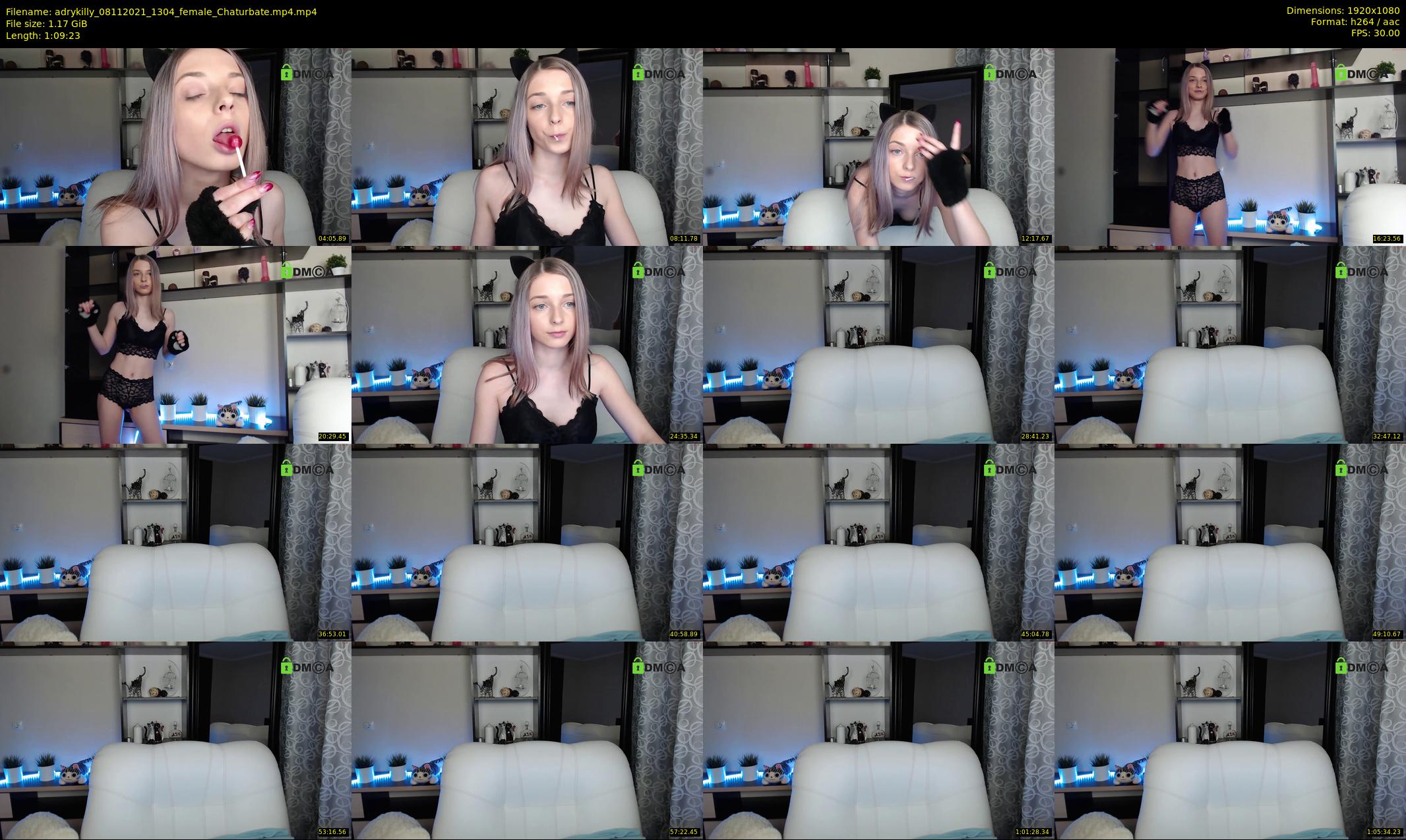 adrykilly — 70 minute Chaturbate female cam show recording, 1080p, Nov 8, 2021