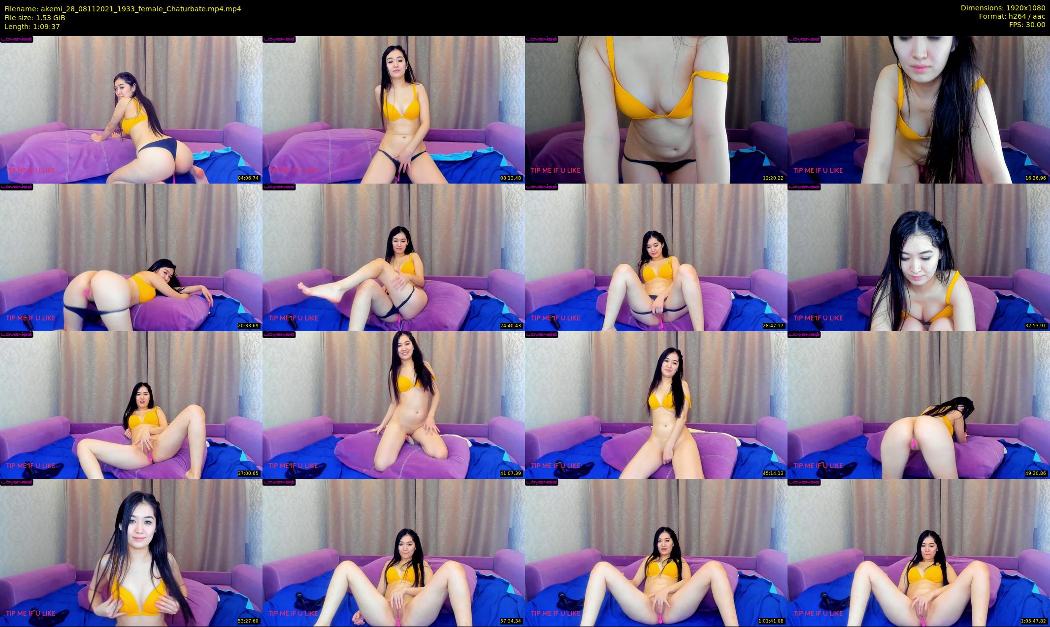 akemi_28 — 70 minute Chaturbate female cam show recording, 1080p, Nov 8, 2021