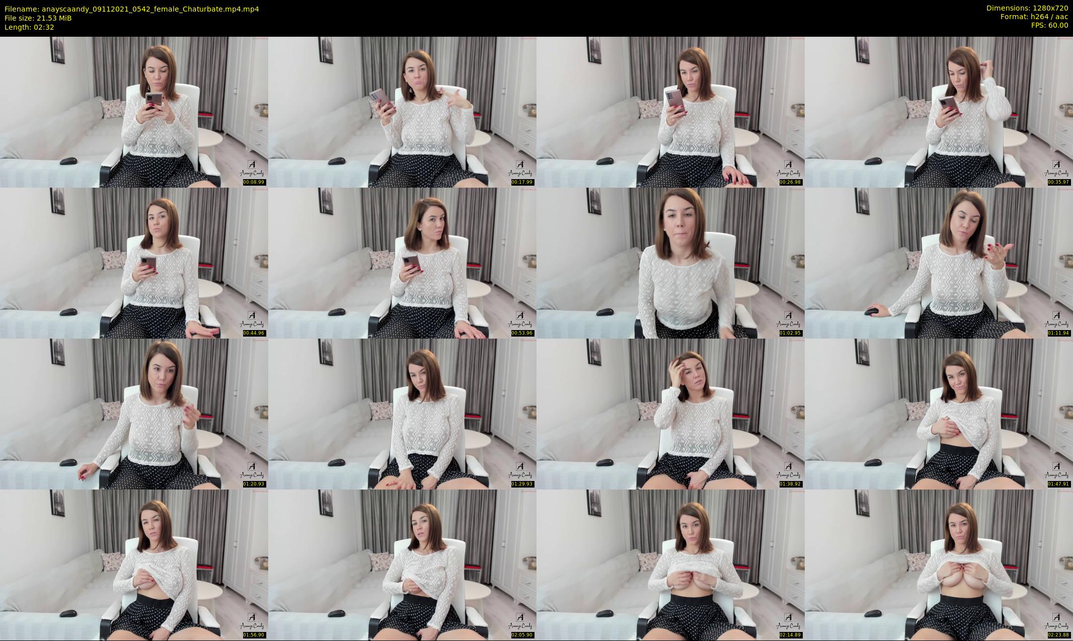 anayscaandy — 3 minute Chaturbate female cam show recording, 720p, Nov 9, 2021