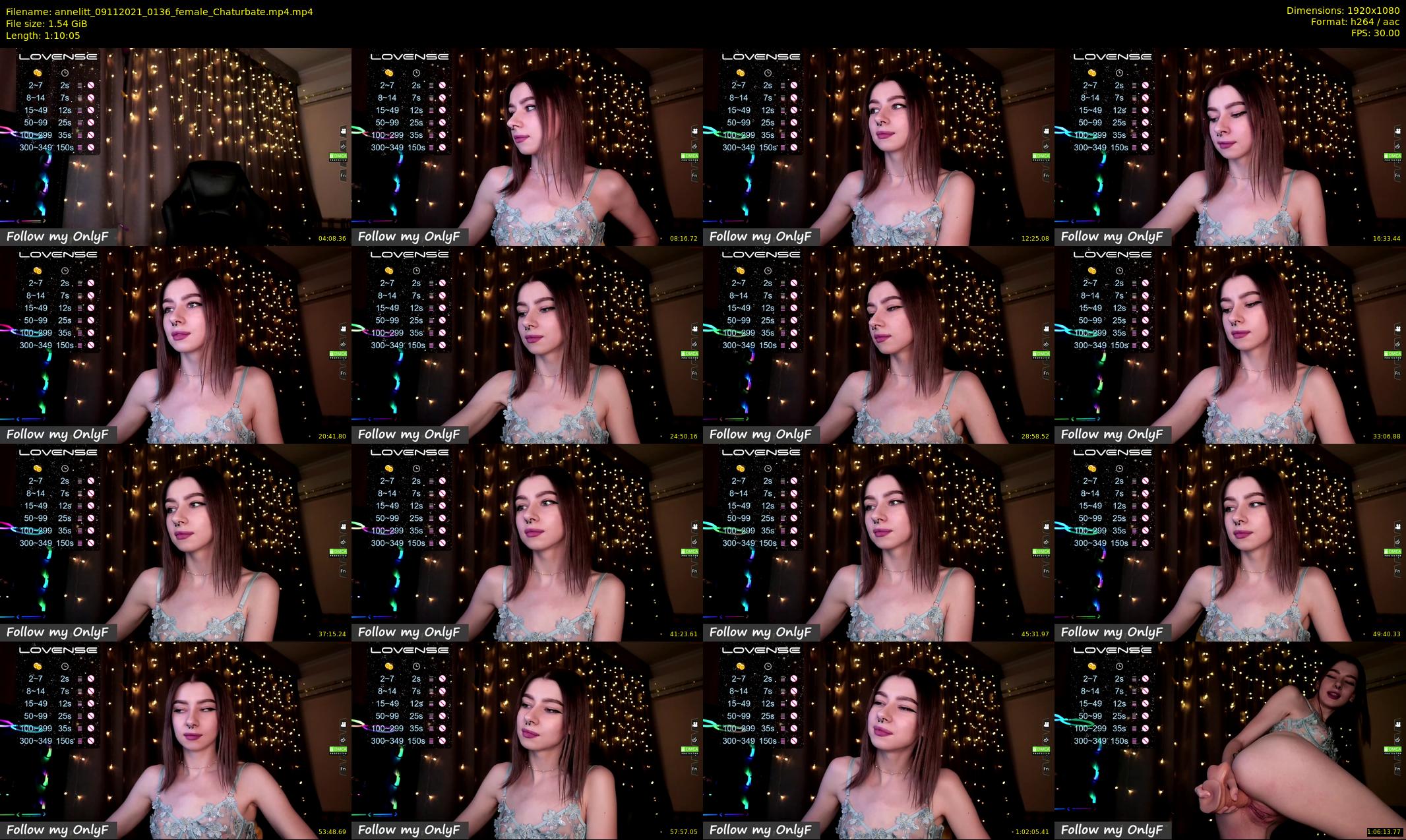 annelitt — 71 minute Chaturbate female cam show recording, 1080p, Nov 9, 2021