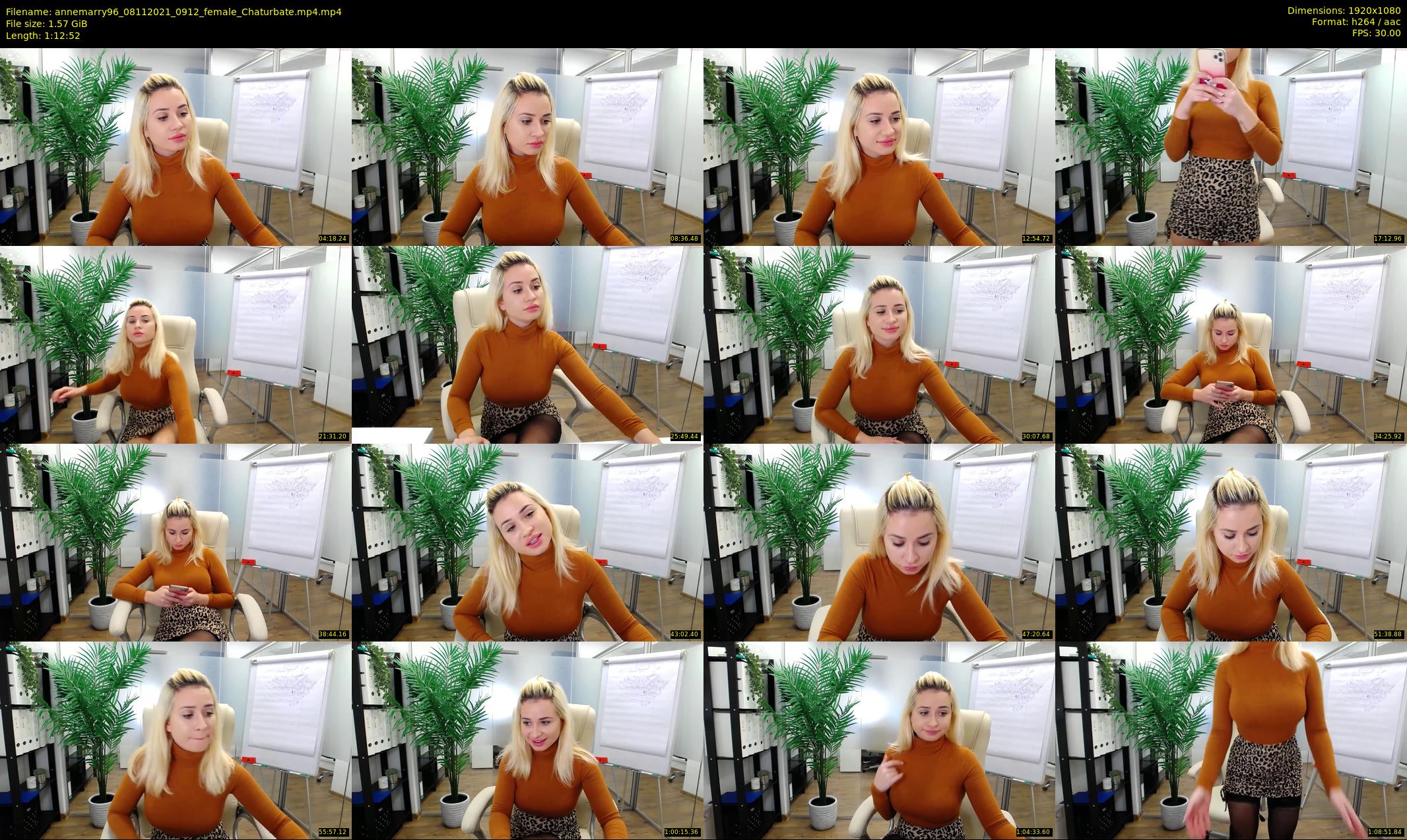 annemarry96 — 73 minute Chaturbate female cam show recording, 1080p, Nov 8, 2021
