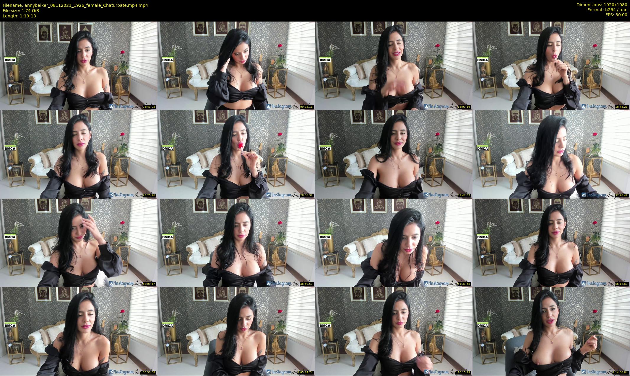 annybeiker — 80 minute Chaturbate female cam show recording, 1080p, Nov 8, 2021