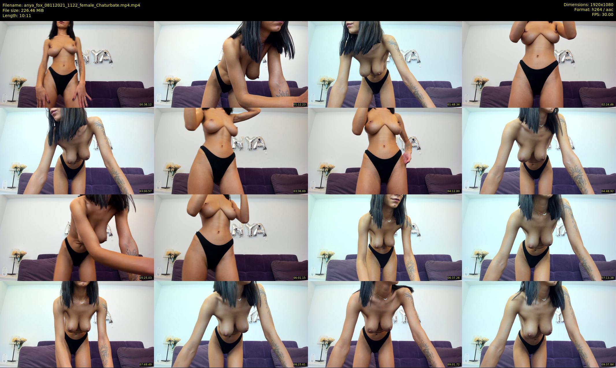 anya_fox — 11 minute Chaturbate female cam show recording, 1080p, Nov 8, 2021