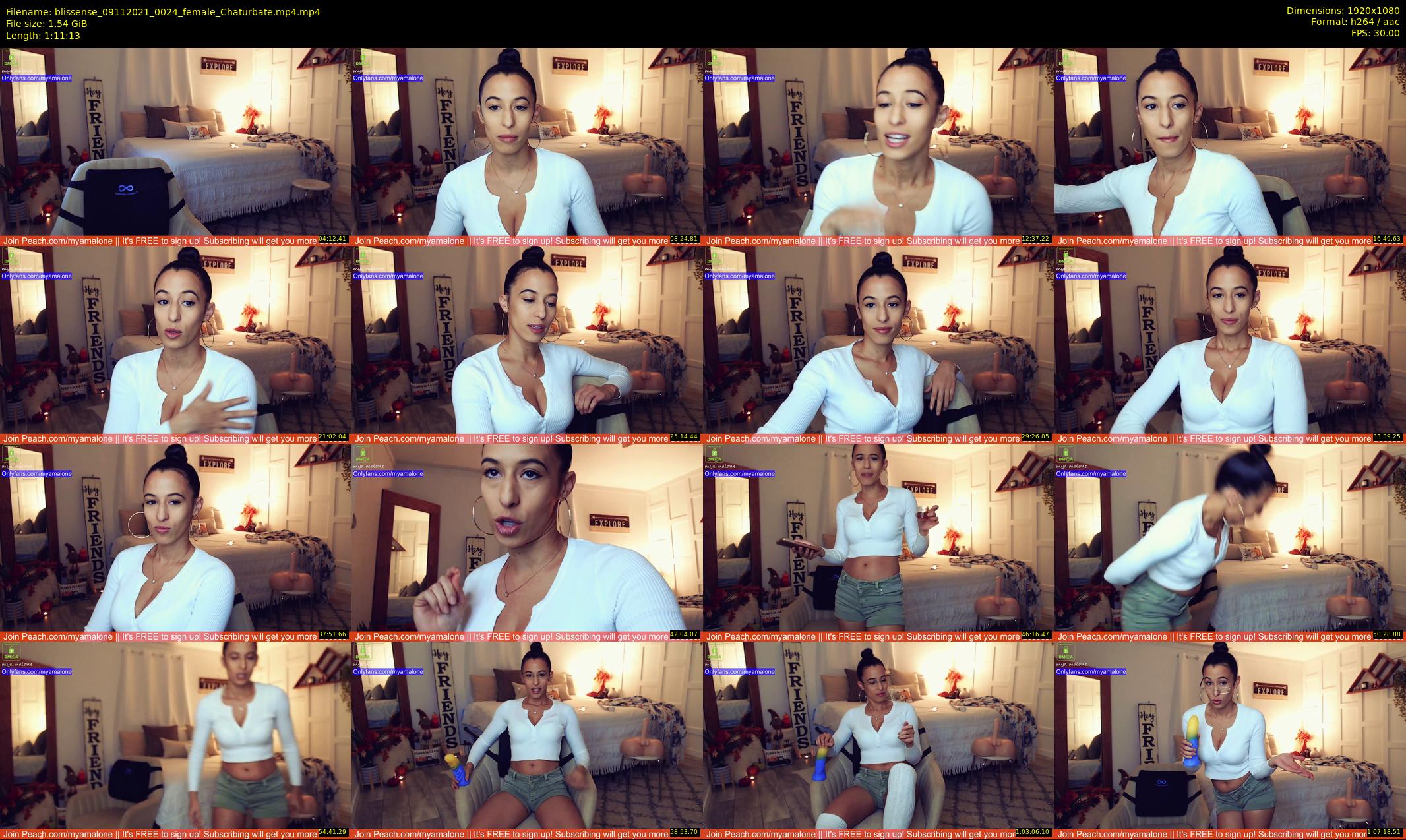 blissense — 72 minute Chaturbate female cam show recording, 1080p, Nov 9, 2021