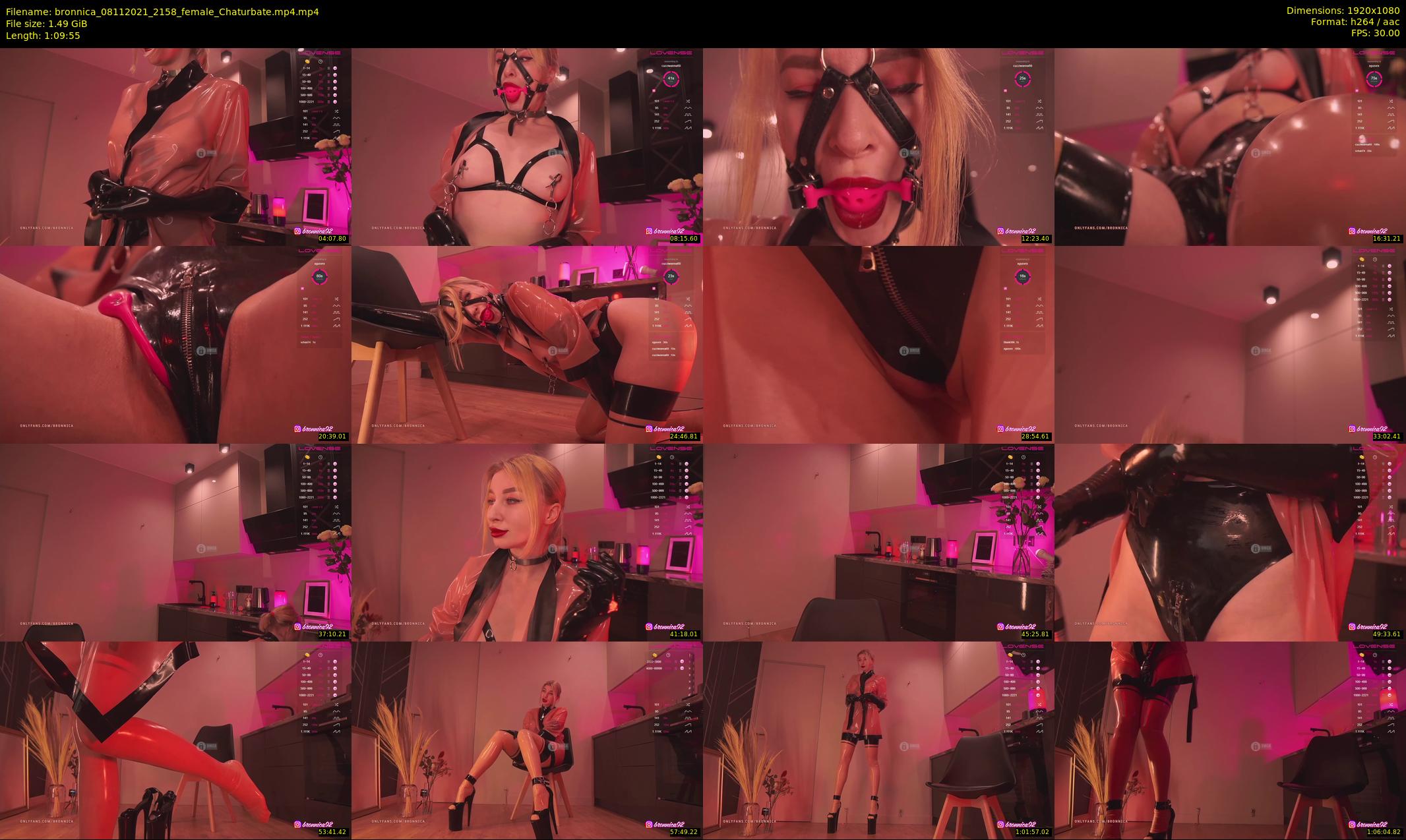 bronnica — 70 minute Chaturbate female cam show recording, 1080p, Nov 8, 2021