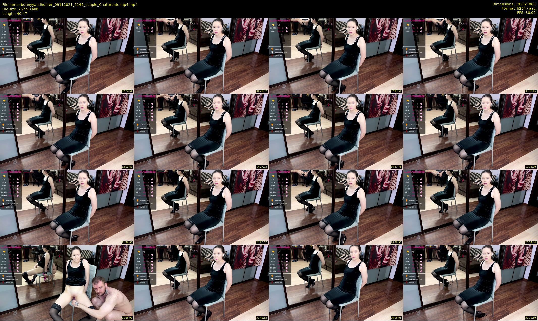 bunnyyandhunter — 41 minute Chaturbate couple cam show recording, 1080p, Nov 9, 2021