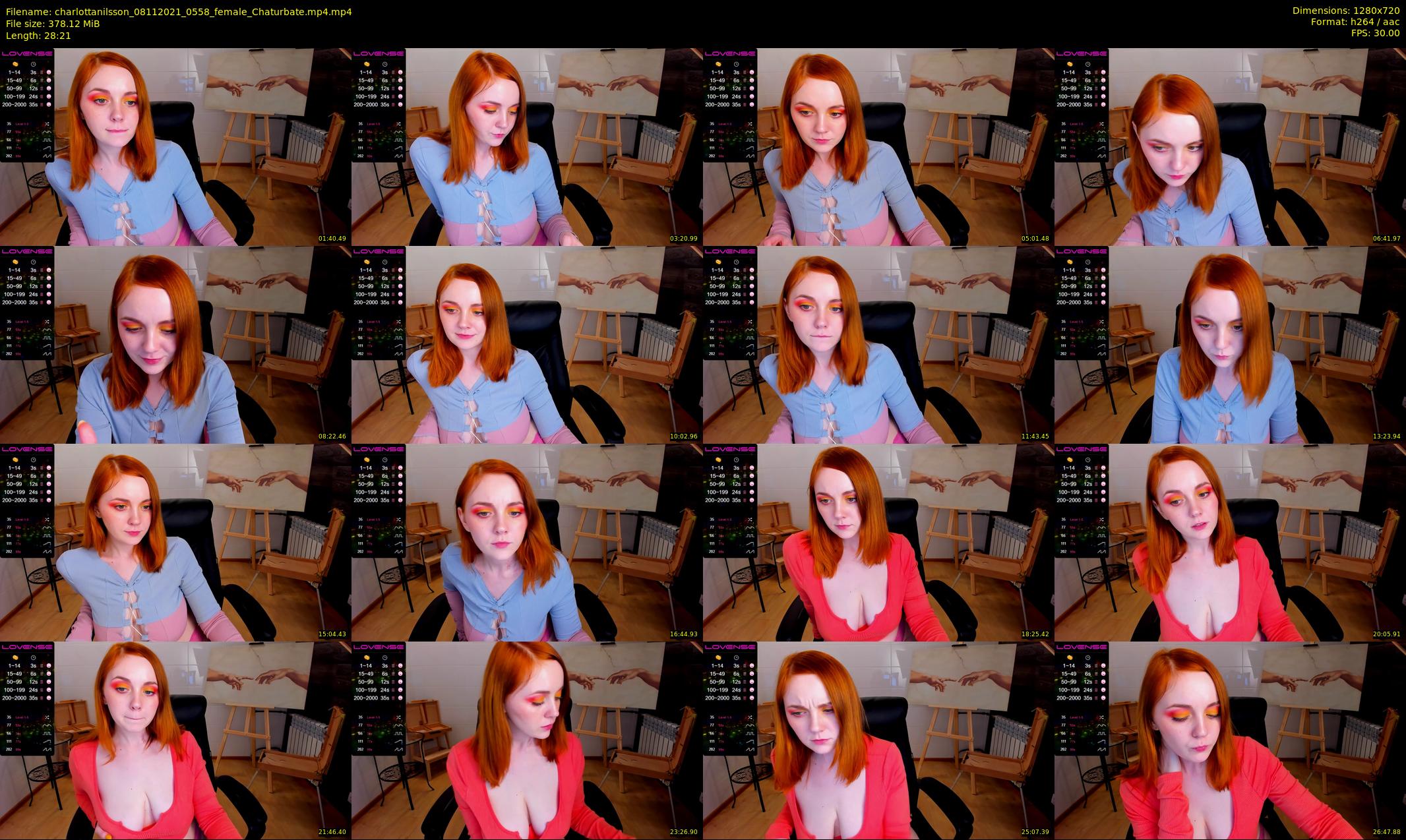 charlottanilsson — 29 minute Chaturbate female cam show recording, 720p, Nov 8, 2021