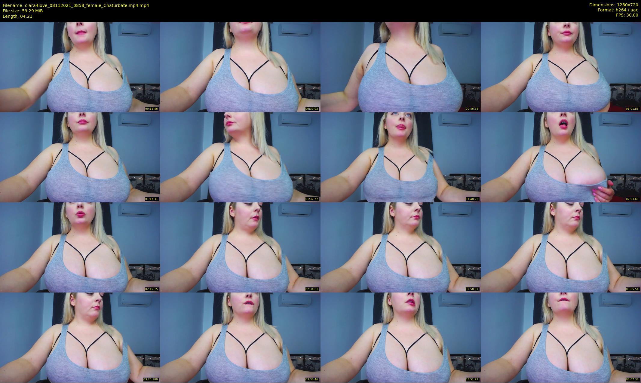 clara4love — 5 minute Chaturbate female cam show recording, 720p, Nov 8, 2021