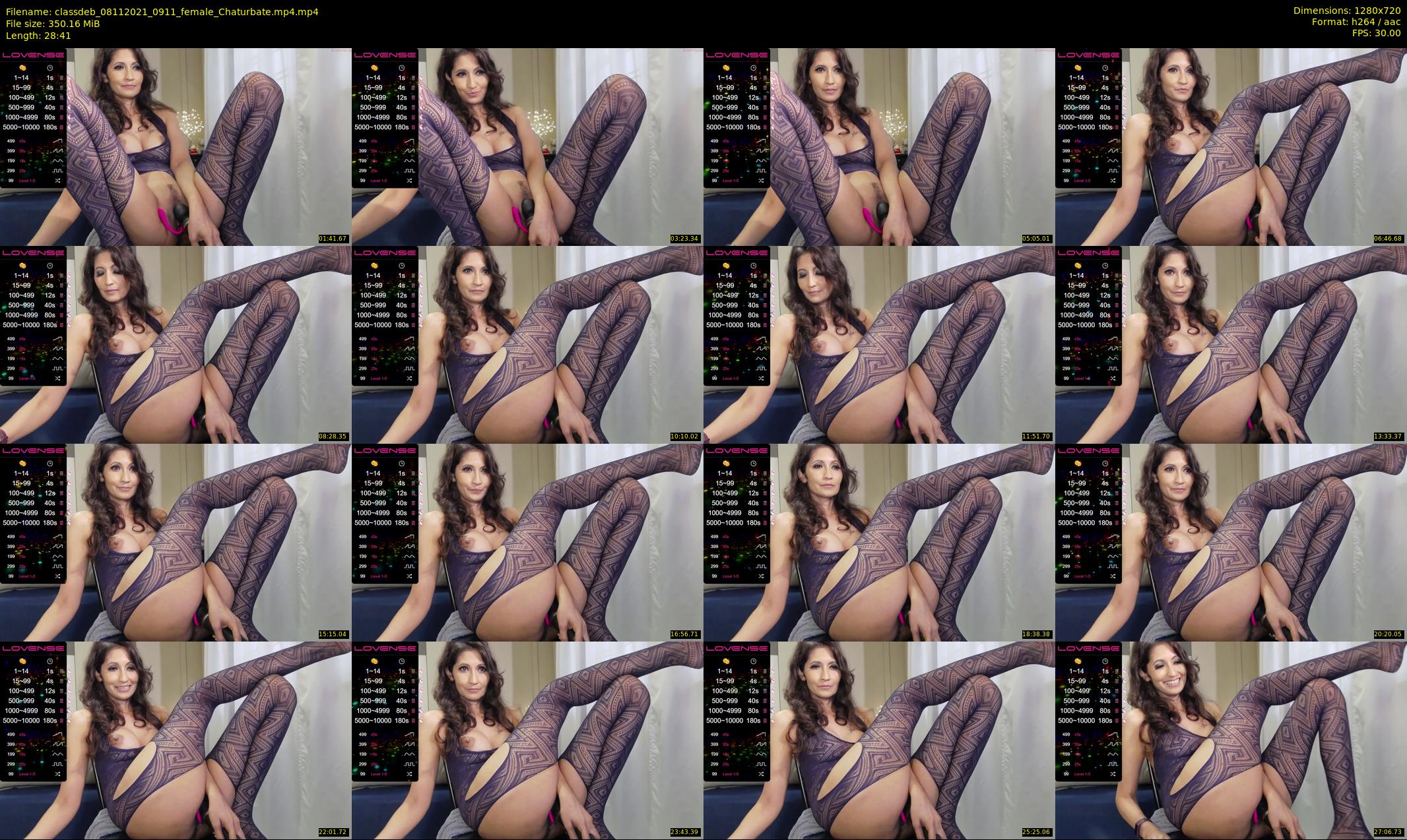 classdeb — 29 minute Chaturbate female cam show recording, 720p, Nov 8, 2021