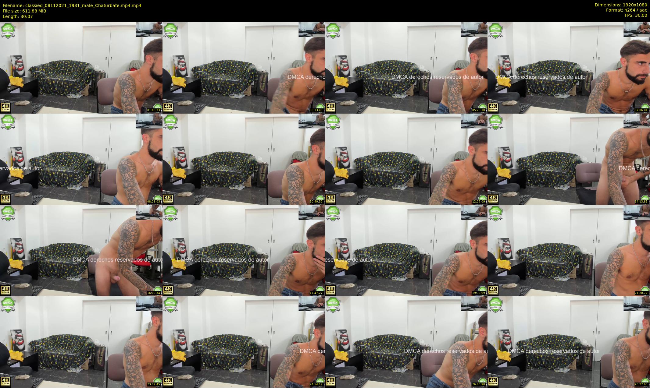 classied — 31 minute Chaturbate male cam show recording, 1080p, Nov 8, 2021