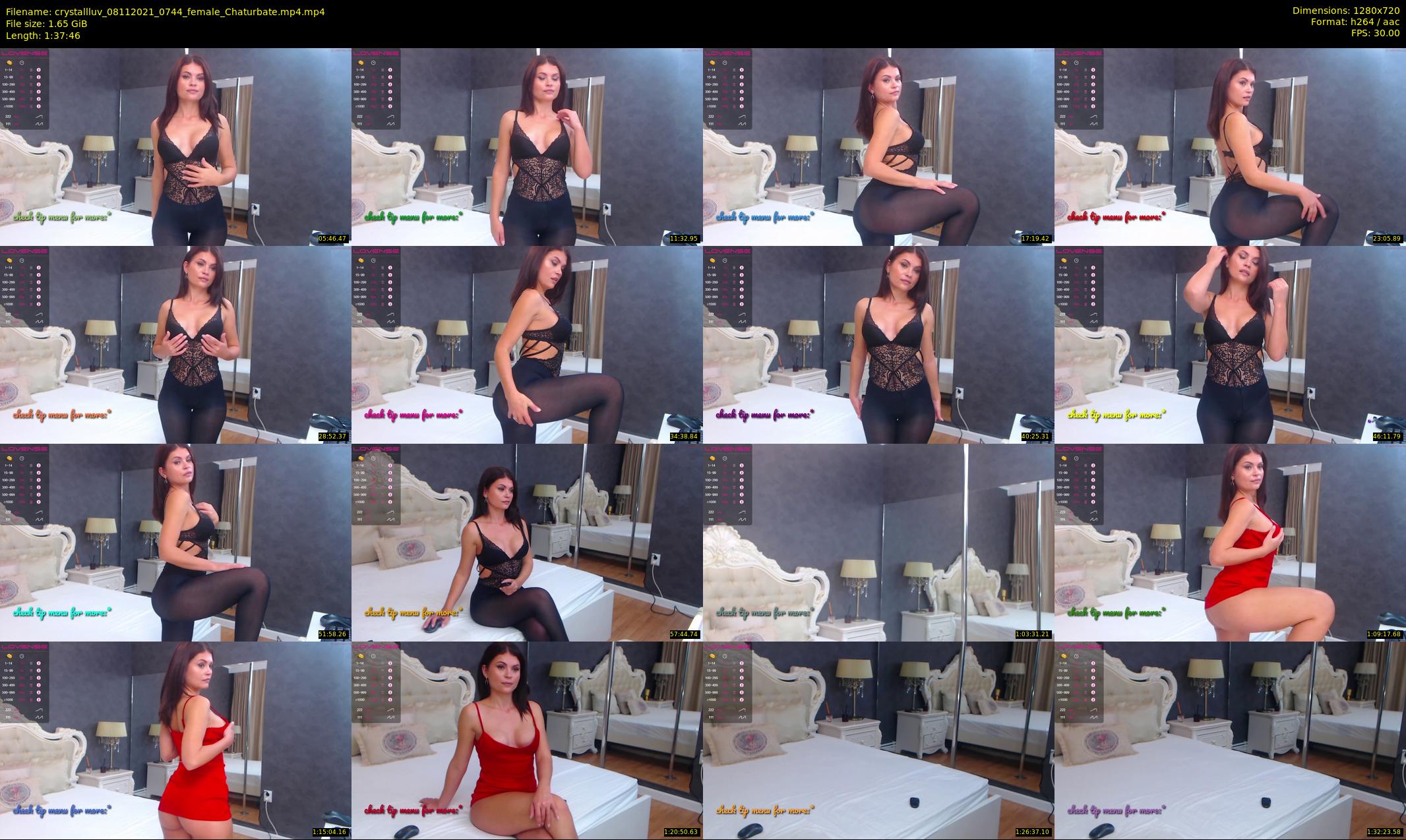 crystallluv — 98 minute Chaturbate female cam show recording, 720p, Nov 8, 2021